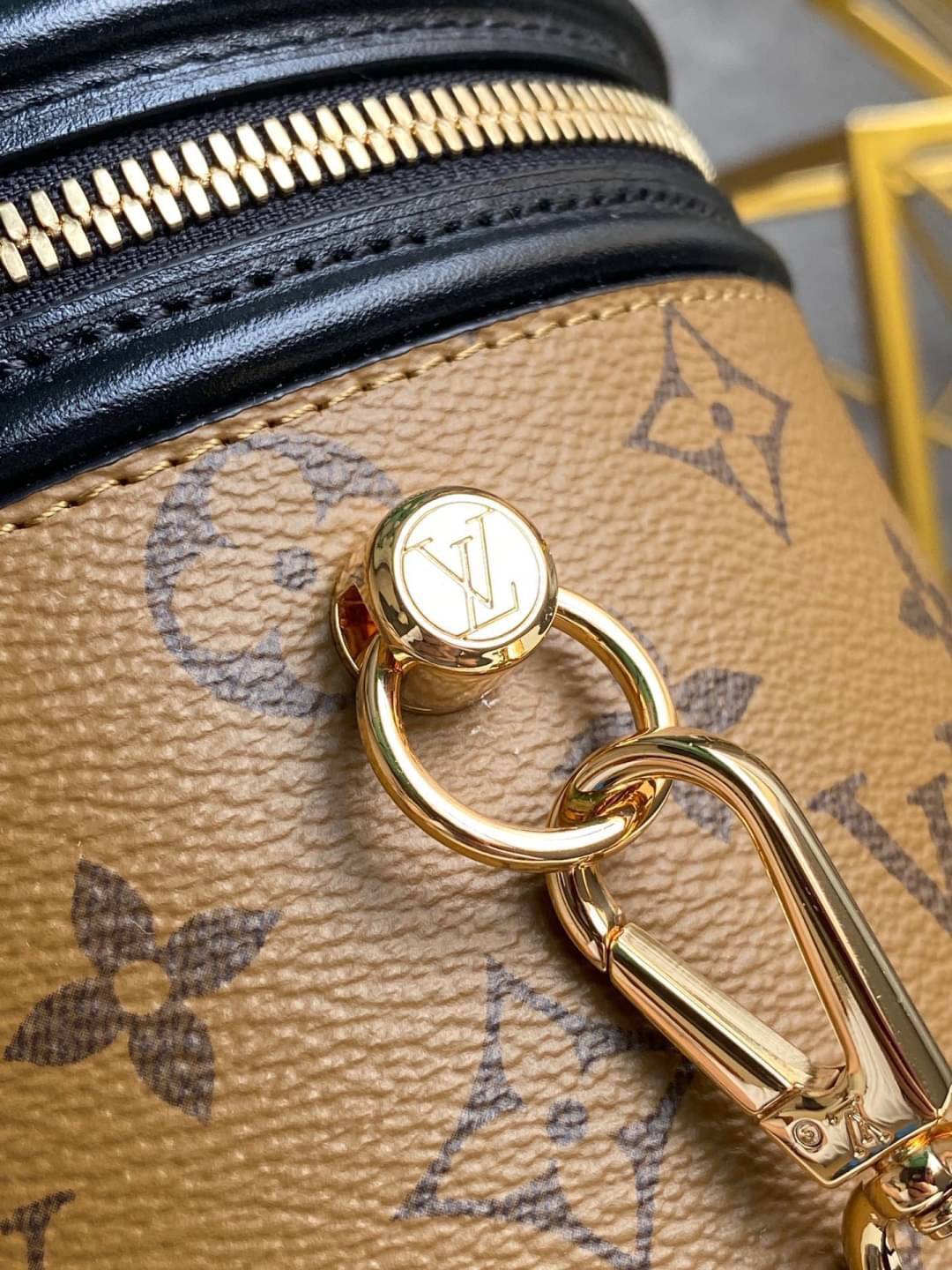 LV Cannes Monogram Reverse Canvas / LV Bucket Bag เกรดใช้งานสลับใบจริงได้ เทพออริจินอล เนื้องานสวยงาม หนังแท้ ภาพสินค้าถ่ายจากงานขายจริงใช้งานต่างประเทศได้