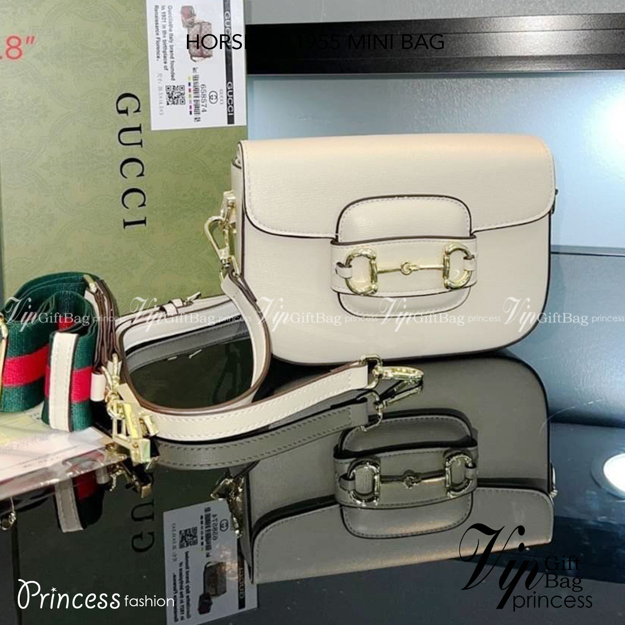 GUCCI HORSEBIT 1955 MINI BAG กระเป๋าสะพาย crossbody รุ่นฮิต สุดหรูหรา คลาสสิค จุของสำคัญได้เยอะ มาพร้อมสายสะพายยาว 2 เส้น สามารถ ปรับระดับได้ ถอดออกได้ รุ่นนี้ใช้งานดีมาก บอกต่อกันถึงที่สุด ใช้ได้ทุกโอกาส เป็นอีกรุ่นที่โดดเด่นมากๆ