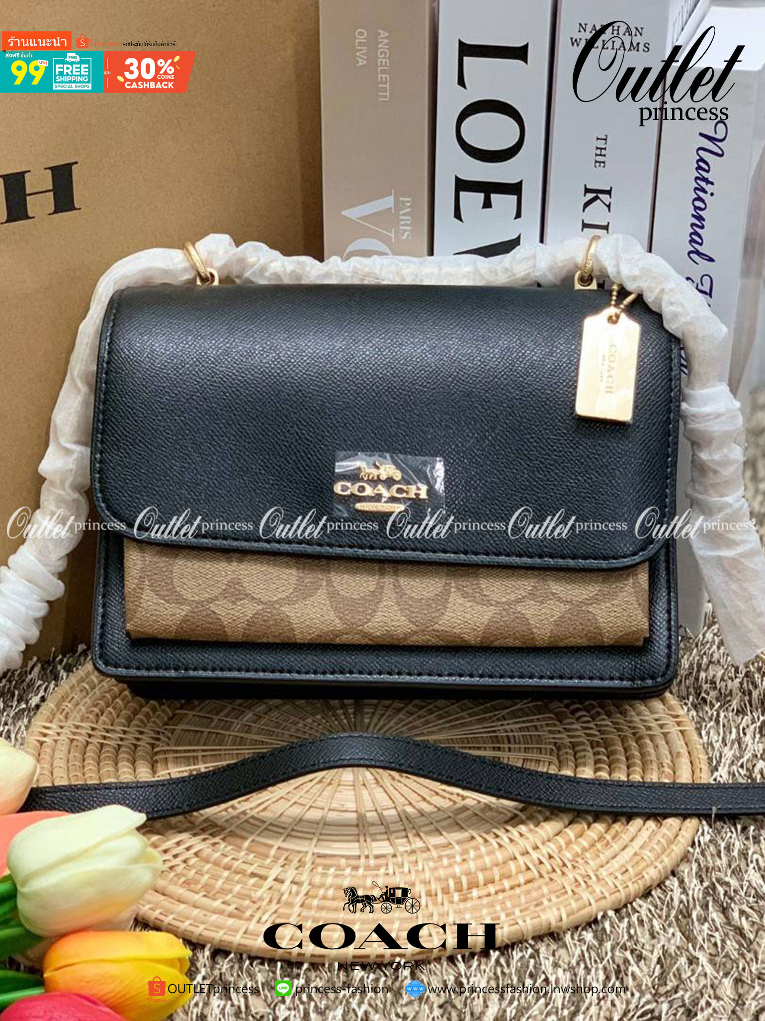 พร้อมส่งถึง8สี ห้ามพลาดค่ะ! COACH KLARE CROSSBODY BAG ((91019//91174//90400//1424//90635)) พร้อมส่งที่ไทย กระเป๋าสะพายครอสบอดี้ร์หรือสามารถทบเป็นสายคู่คล้องไหล่ได้ด้วยค่ะ หนังแท้ แต่ละสีทำลายหนังได้สวยงามแตกต่างกันออกไปนะคะ ✔️ห้อยด้วยป้ายแบรนด์แบบโ