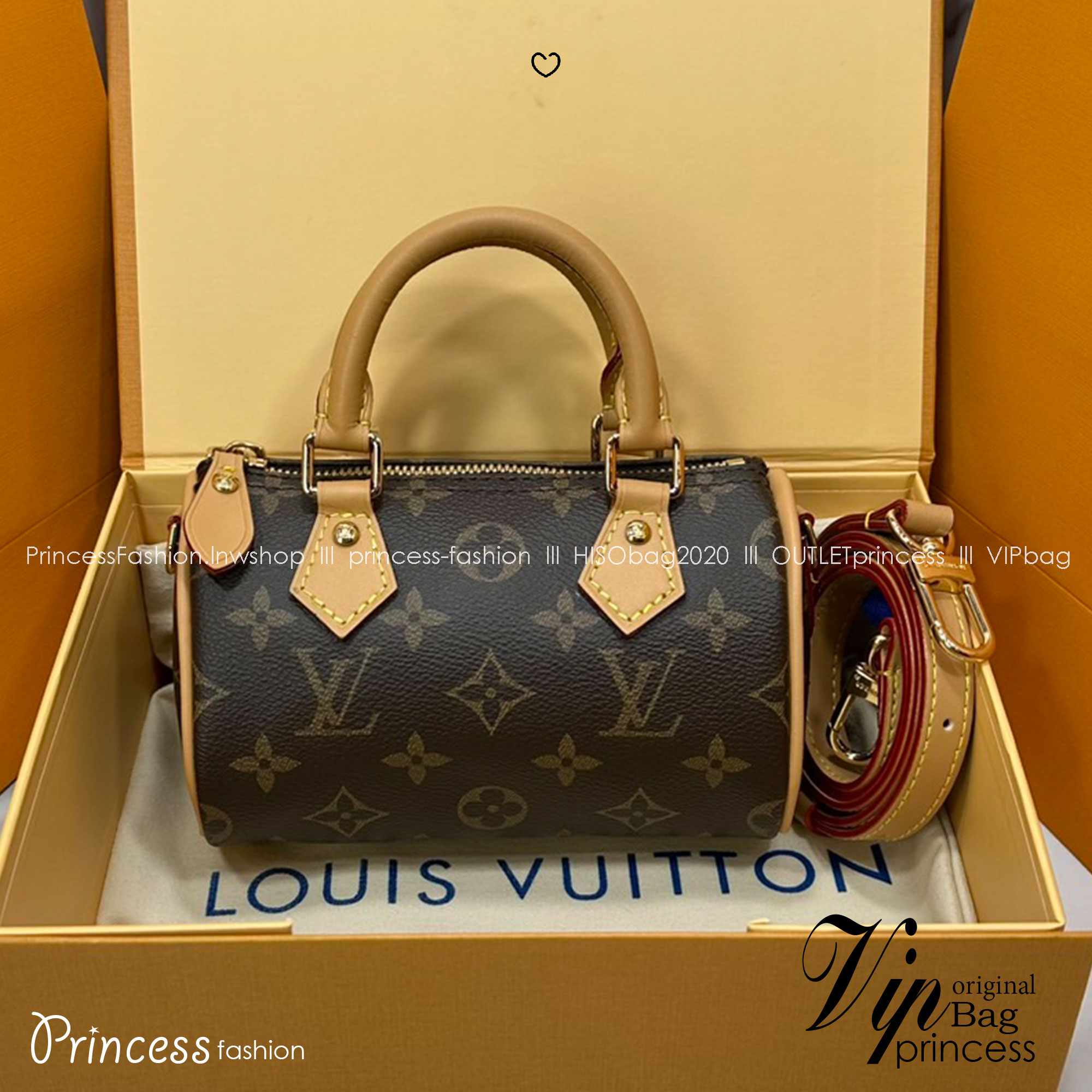 LV Nano Speedy bag Monogram Canvas กระเป๋าสะพายสปีดี้ไซส์มินิ ปุ๊กปิ๊กน่ารัก สวยหรูดูดี ดาราเซเลปใช้เพียบ รุ่นที่สวยงามตลอดกาล สาวๆ ควรมีติดไว้ซักใบ งานจริงสวยดูแพงมากค่า