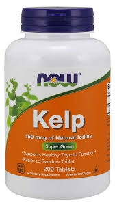 ส่งฟรีลงทะเบียนมีพร้อมส่งค่ะ Now Foods Kelp 150 mcg 200 Tablets