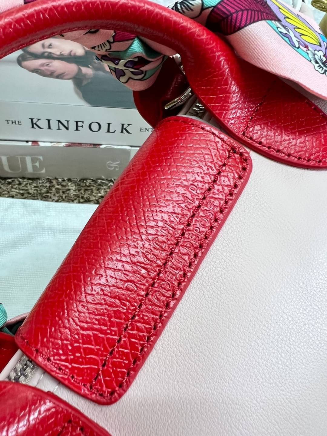 LONGCHAMP TOTE 2WAY BAG LE PLIAGE EXTRA L1500 พร้อมส่งที่ไทย กระเป๋าไซส์มินิ สีหวานละมุน ฟรีผ้าพันหู **สินค้าเกรดออริจินอล 1:1 สลับแท้ ใช้งานต่างประเทศได้