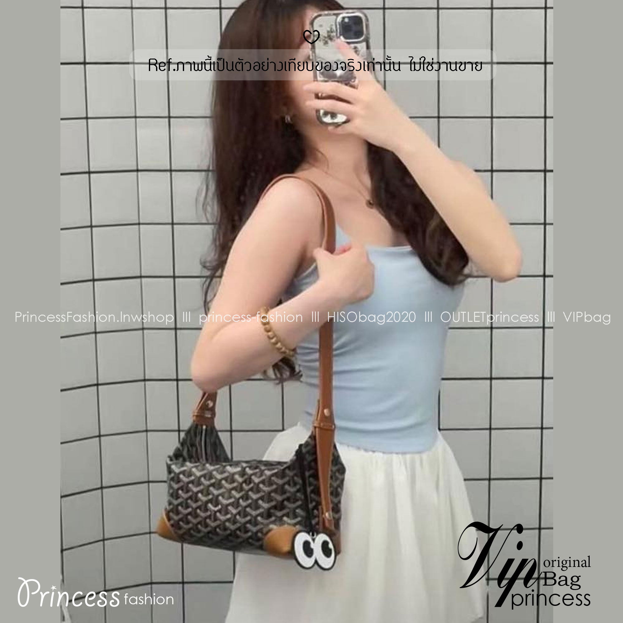 ORI หนังแท้ | Goyard Bowling 25 Toiletry Bag / Goyard Pouch กระเป๋าทรงพอช พร้อมสายถือจับถนัดมือใช้งานง่ายกะทัดรัด ตอบโจทย์ความเรียบง่ายแต่คลาสสิก ใช้ได้ทั้งชายหญิง หรูหรา ติดแกรมที่สุด เป็นรุ่นตามหา ที่ตอนนี้มีพร้อมส่งแล้วค่า