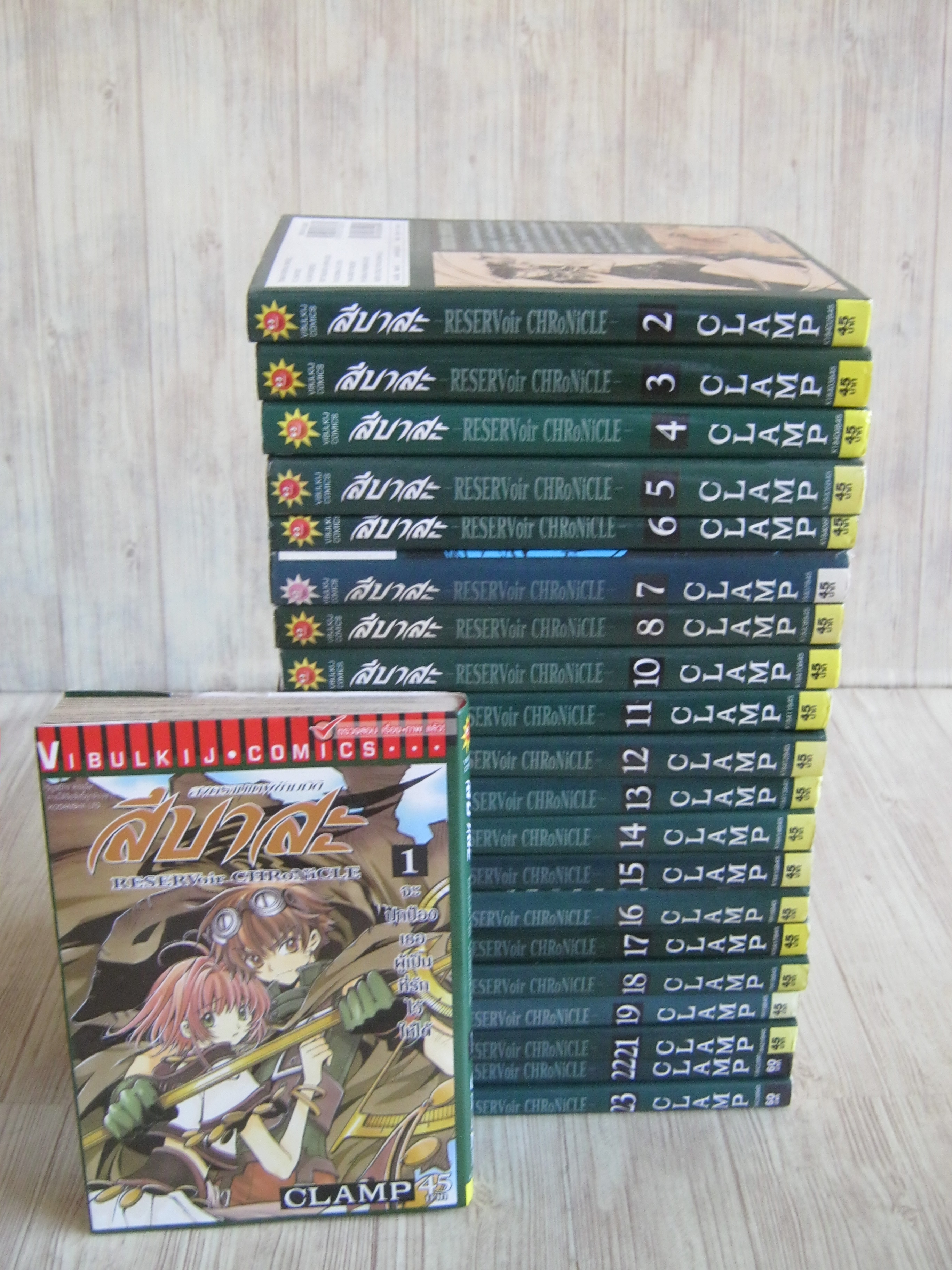 สึบาสะ สงครามเทพข้ามมิติ ชุด เล่ม 1-23 (ขาดเล่ม 9,20) 28 เล่มจบ Clamp เขียน (สภาพสะสม)***สินค้าหมด***