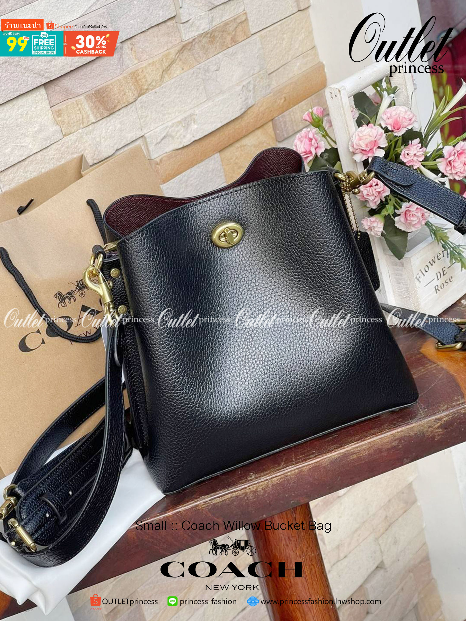 Coach Willow Bucket Bag In Colorblock รุ่นใหม่สุดปัง เป็นกระเป๋าสไตล์ใช้ได้ทุกวัน จุของได้เยอะและน้ำหนักเบา ไซส์กลางใช้หนังลายกรวด มีช่องใส่ของ 2 ช่องและมี 1 ช่องซิปตรงกลางไว้สำหรับใส่ของสำคัญ เปิดปิดแบบ turnlock ถือคล้องแขนหรือสะพายไหล่หรือสะพายข