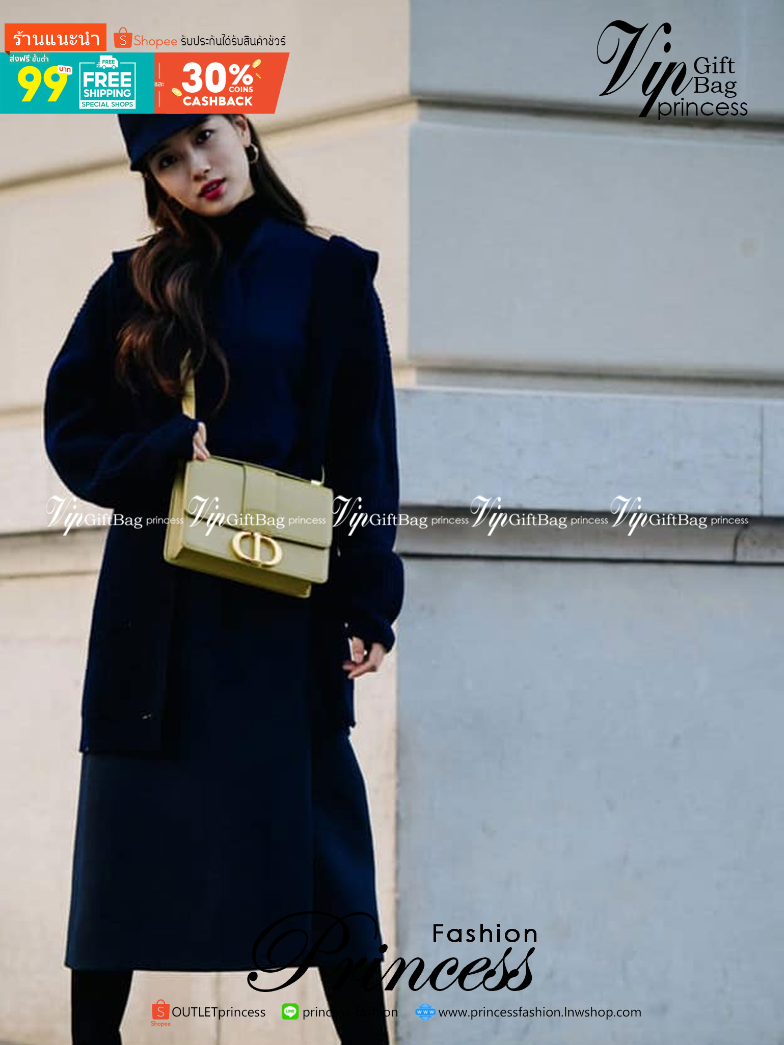 Dior 30 Montaigne Bag in Grained 9" รุ่นหนังลายเกรน กระเป๋าสะพายดิออร์ เอกลักษณ์ของความหรู น้ำหนักเบา ไอเท็มหายาก!! Best seller!! ยกให้น้องเลย!! ดีไซน์เรียบหรูในความเป็นเอกลักษณ์ ใช้งานง่าย สะดวก ได้ทุกโอกาส แนะนำเป็น everyday bag ติดตัวไว้เลยจ้าสาวๆ