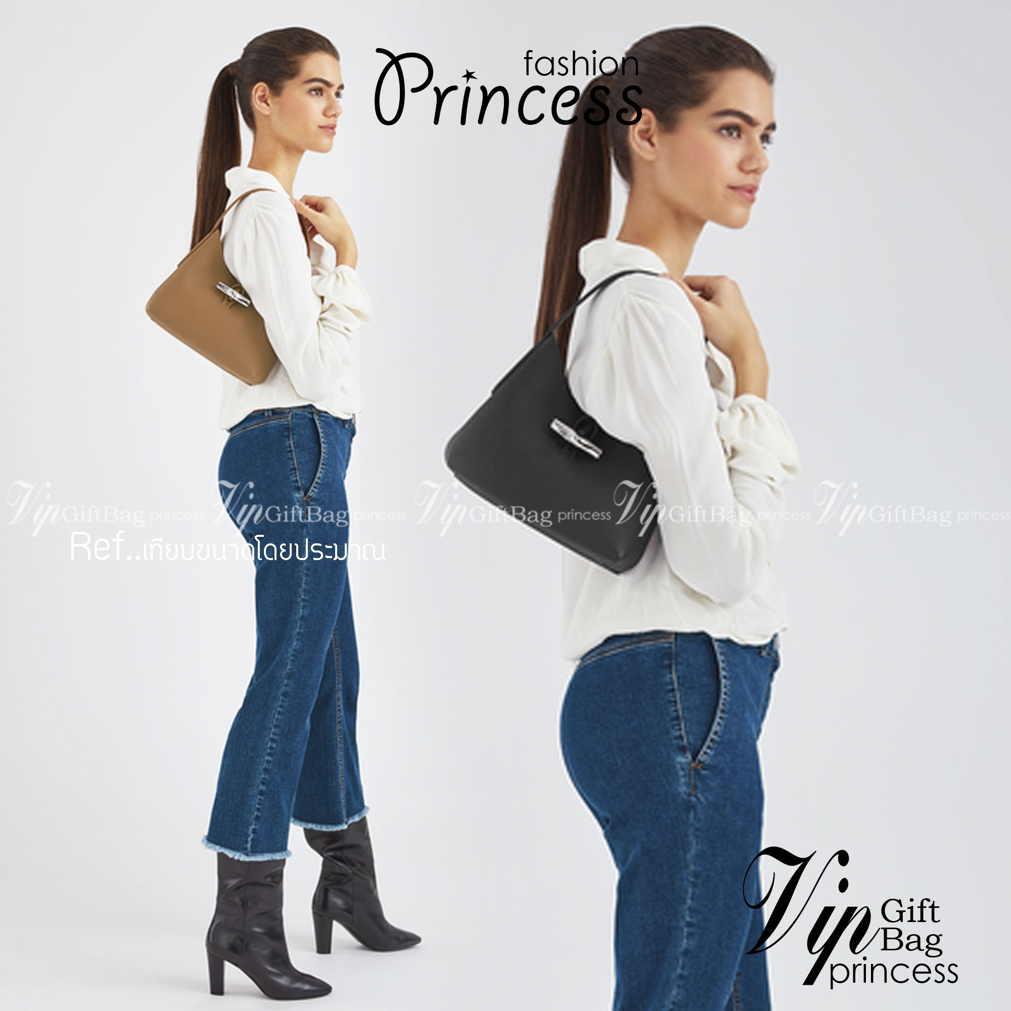 LONGCHAMP ROSEAU Hobo bag กระเป๋าสะพายไหล่ขนาดเล็ก วัสดุหนังวัว อะไหล่เงิน เป็นการผสมผสานสไตล์ที่เรียบง่าย Roseau อันเป็นสัญลักษณ์ใหม่ทั้งหมด เรียบง่าย สะดวกใช้ ประดับด้วยเข็มกลัดไม้ไผ่อันเป็นสัญลักษณ์ของแบรนด์ เรียบหรู แต่ดูดี ในแบบฉบับของ Longchamp ห้าม