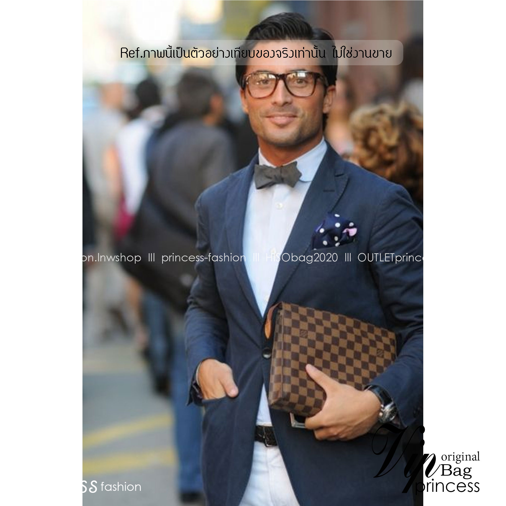 LV Pochette Voyage MM / LV Clutch กระเป๋าถือทรงคลัช ทรงพอช เกรดออริ สลับแท้ 1:1 ใช้ต่างประเทศได้ ใช้ได้ทั้งชายหญิง