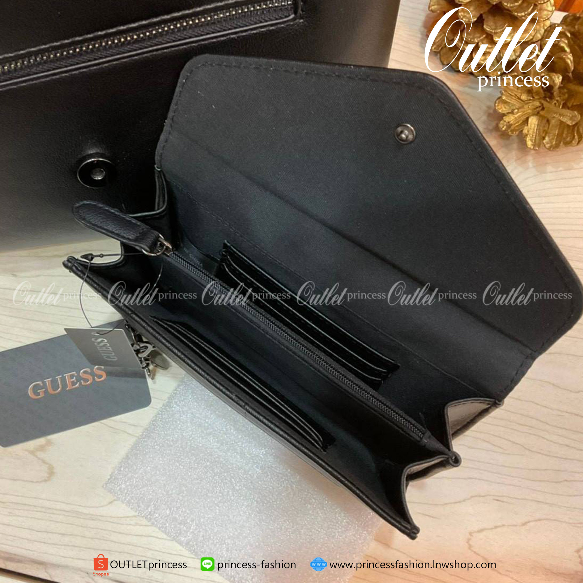 ของแท้ 100% Guess Women’s Crossbody Bag Set สุดคุ้ม!!!! เซตสวยหรูดูแพง สวยจริงจริง ช้าหมด ราคานี้หาที่ไหนได้!! Denim