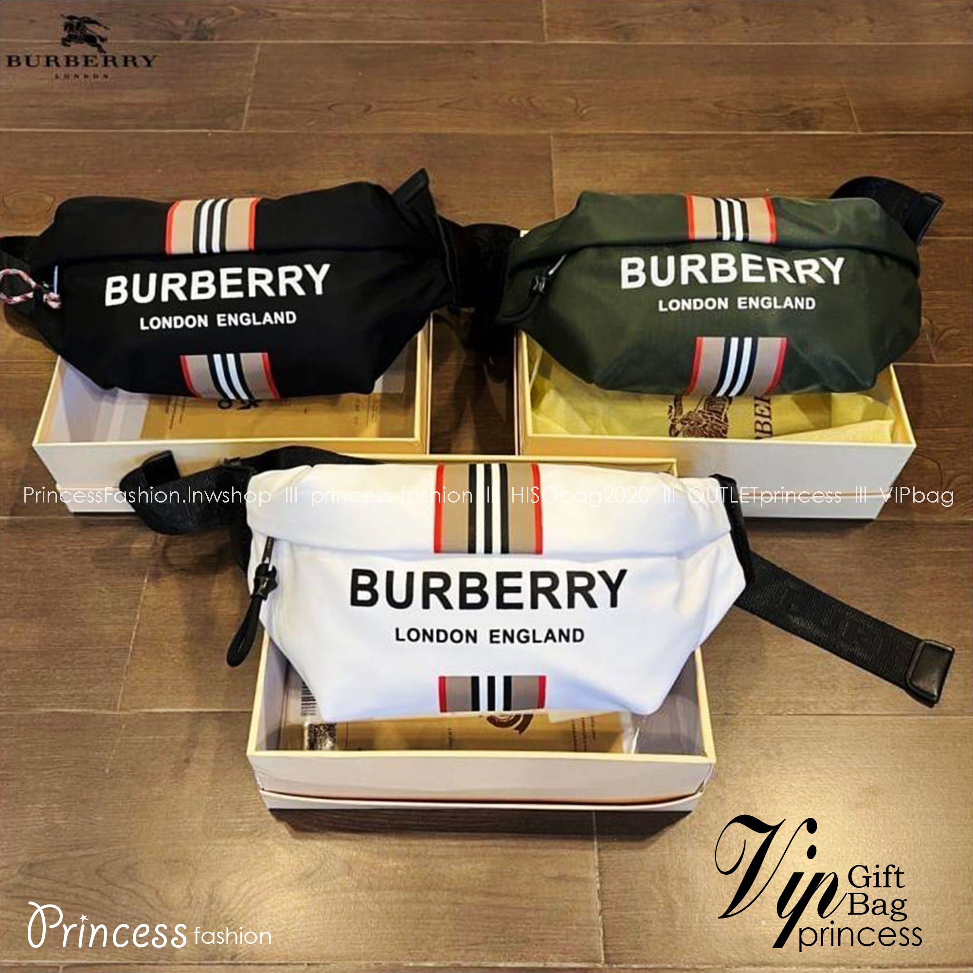 BURBERRY Belt Bag / Burberry Vintage Check Sonny Belt Bag / BURBERRY FRAGRANCES BELT BAG กระเป๋าคาดเอว คาดอกแบบ UNISEX ใช้ได้ทุกเพศ ลายวินเทจตามแบบฉบับของแบรนด์ เปิดปิดด้วยซิปยาว ใส่มือถือได้ทุกรุ่น รีบช้อป พร้อมอุปกรณ์ครบชุด ห้ามพลาด!