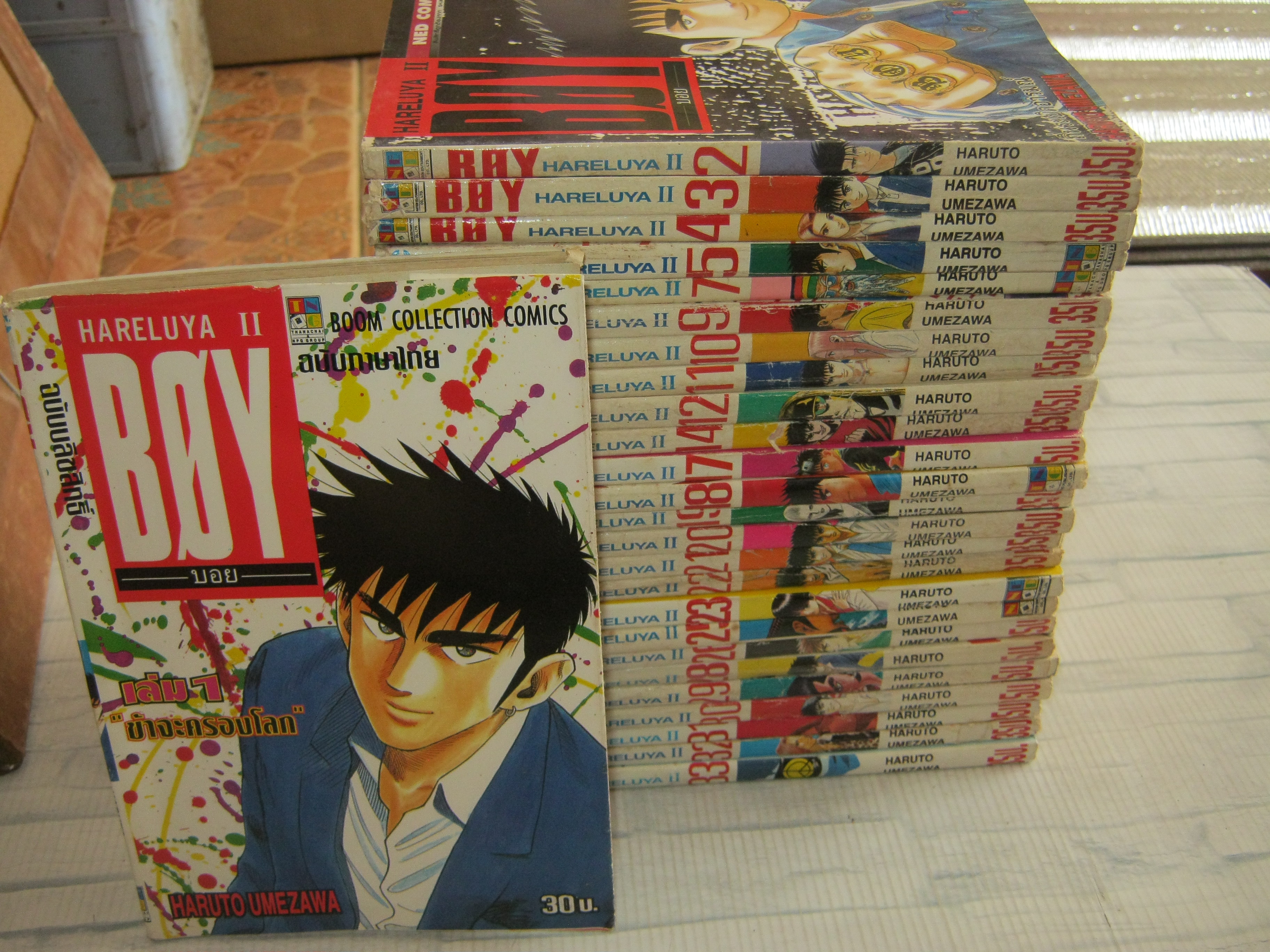 BOY HARELUYA II ชุด เล่ม 1-33 ( 33 เล่มจบ ) ขาดเล่ม 6,8,13,15,16.24 Haruto Umezawa เขียน***สินค้าหมด***