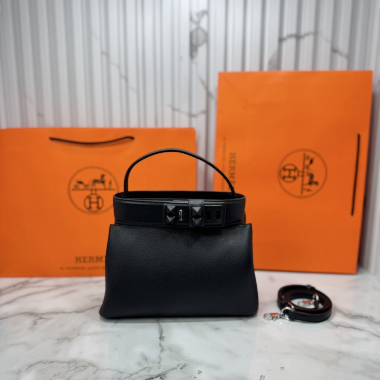 ORI หนังแท้ | Hermes Medor Bag กระเป๋าสะพายดีไซน์ใหม่ แบรนด์หรูระดับไฮคลาส หรูหรา ลัคชู