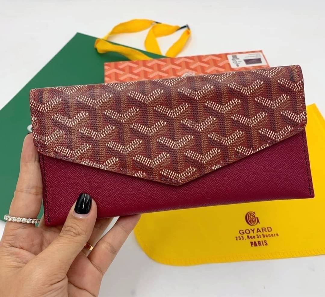 GOYARD Long Wallet Matignon GM กระเป๋าสตางค์ใบยาว พร้อมกล่อง งานสวยหรูน่าใช้ อีกรุ่นที่ยอดขายไม่เคยตก 🤑🤑 ใบจริงดูผู้ดี ดูแพง!!