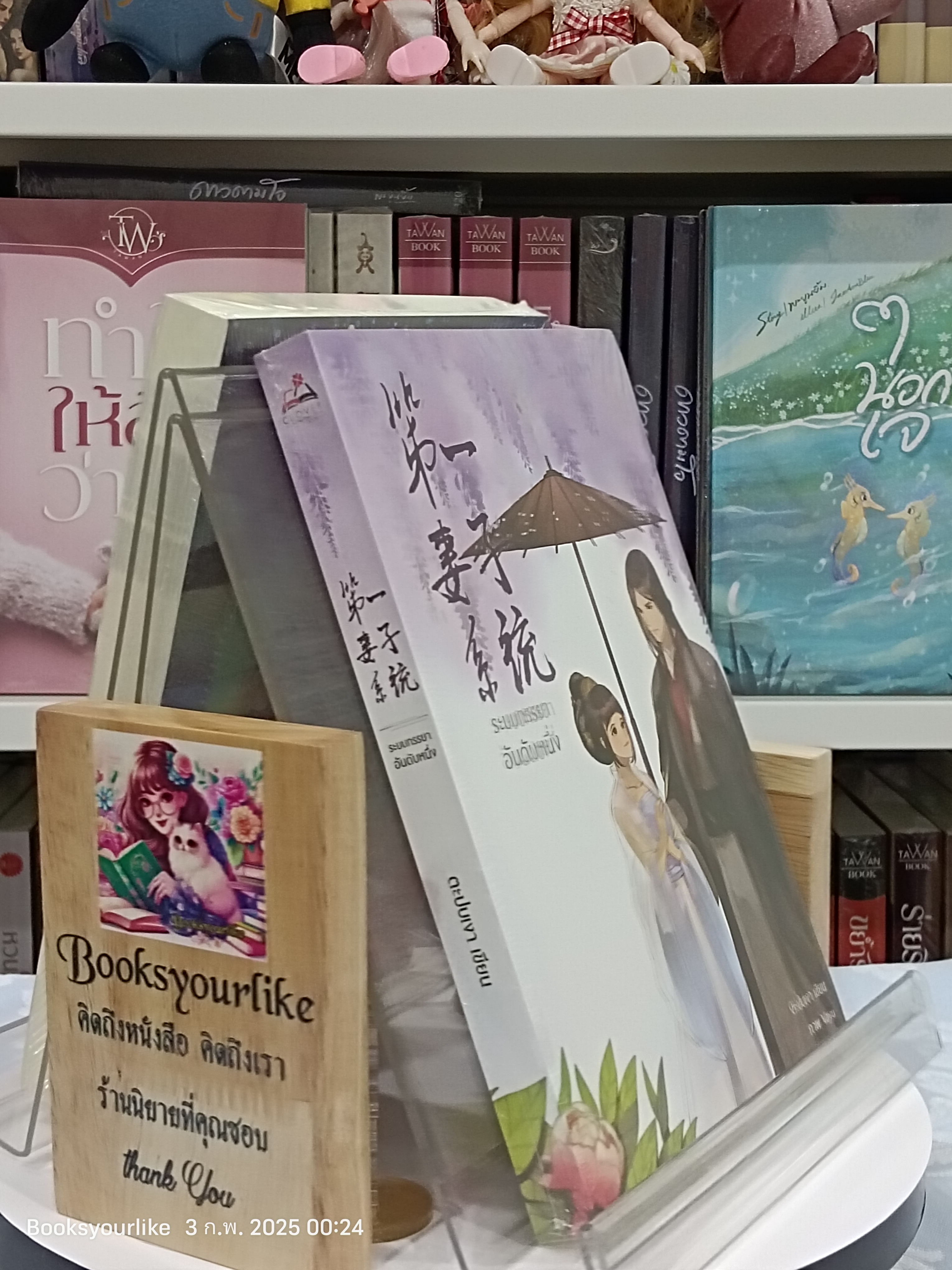 ระบบภรรยาอันดับหนึ่ง,ผู้แต่ง,ตะปบเงา,สนพCloverBook,นิยายจีน
