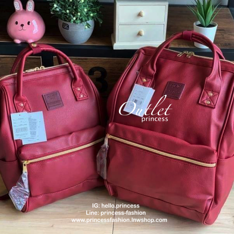 Anello polyurethane leather rucksack รุ่น Mini และ Classic กระเป๋าเป้จากแบรนด์เล็กๆมาสู่แบรนด์ดังทั้งในไทยและญี่ปุ่น วัสดุหนังpuแต่งลายหินอ่อนหนังนิ่ม กันน้ำได้ ภายในมีช่องเล็ก2ช่อง เปิดปิดด้วยซิปคู่ ปากกระเป๋าเป็นโครงสะดวกต่อการหยิบจับของภายใน ด้านข้างมี