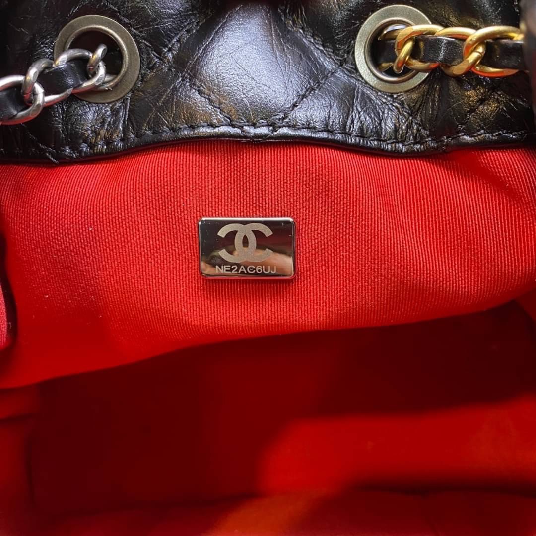 Chanel gabrielle backpack เกรดออริ 1:1 ใช้งาน ตปท ได้ กระเป๋าเป้ ดีไซน์หรูคลาสสิค สายสะพายในตัวรูดปากกระเป๋าเก็บทรงได้