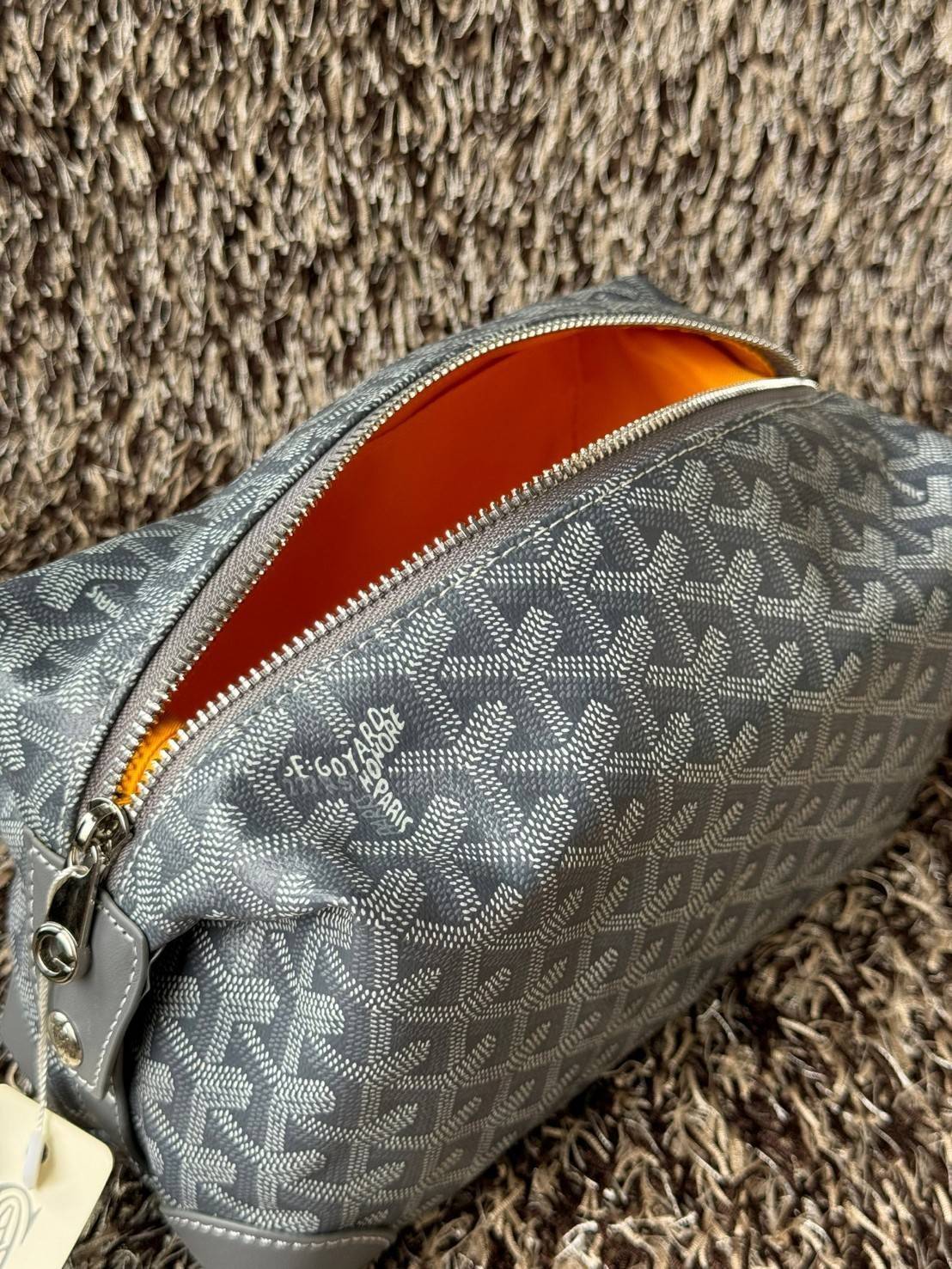 Goyard Bowling 25 Toiletry Bag กระเป๋าทรงพอชใช้งานง่ายกะทัดรัด รุ่นขายดี ใช้ได้ทั้งชายหญิง