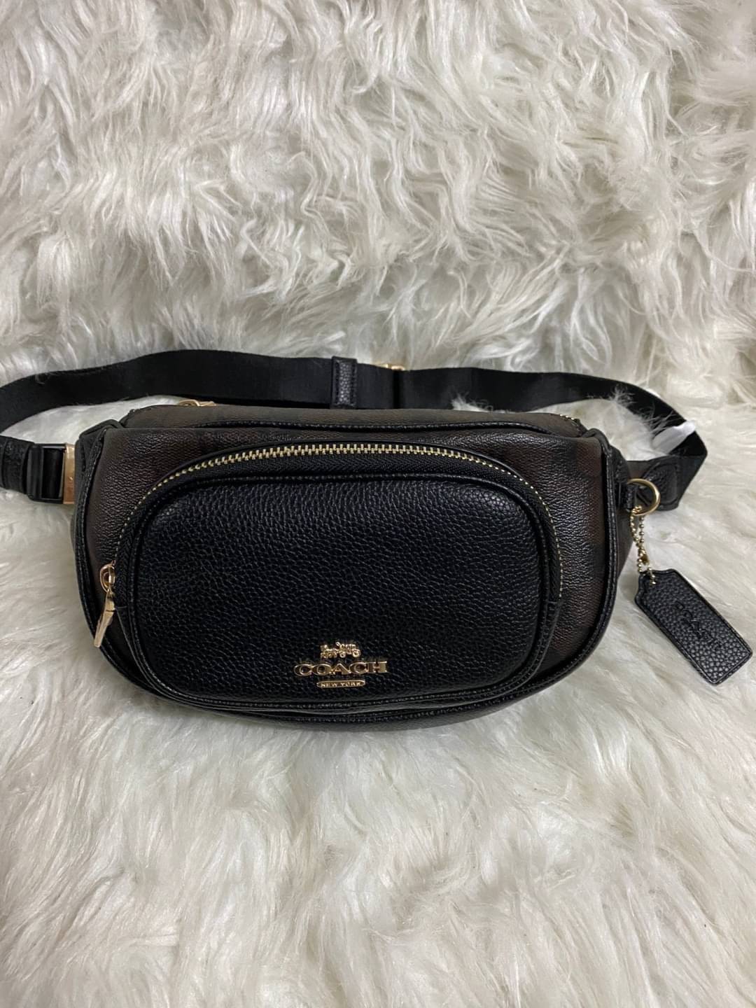 ของแท้ 💯% COACH 6488 COURT BELT BAG รุ่น : 6488 LTH COURT BELT BAG