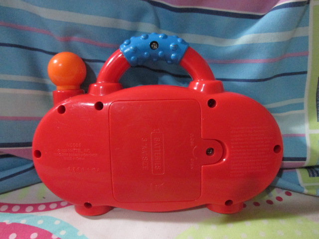 Sesame Street Super Boom Box 123 FM Electronic Radio Toys ของเล่นเสริมพัฒนาการสำหรับเด็กมือสอง