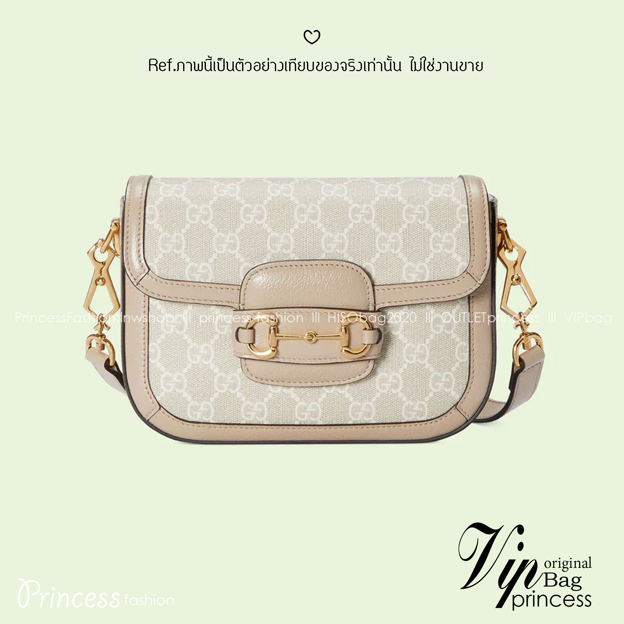 Gucci Horsebit 1955 GG Bag กระเป๋าทรงสะพายทรงคลาสสิค สวยผู้ดี ดารา เซเลปใช้กันเพียบ สวยอยู่ทรง รุ่นในตำนานที่เป็นเอกลักษณ์ของแบรนด์ สวยเรียบหรู Restock สีเบจสุดละมุน งานสวยคมชัด มากี่รอบก็ไม่เคยพอ!!