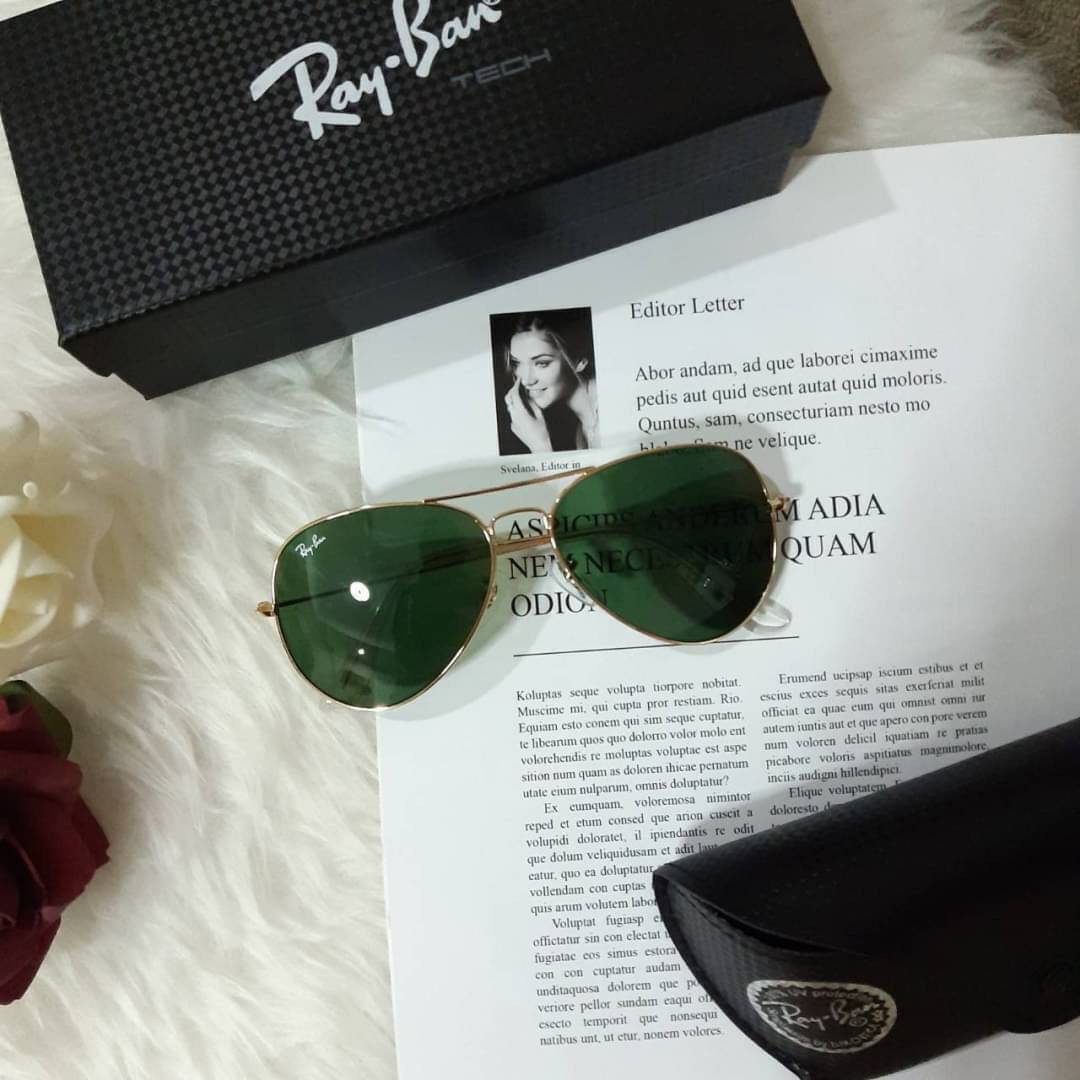 Rayban Sunglasses UV protection premium for gift Box set สุดคุ้มจากแบรนด์ มาพร้อมอุปกรณ์ครบเซ็ท