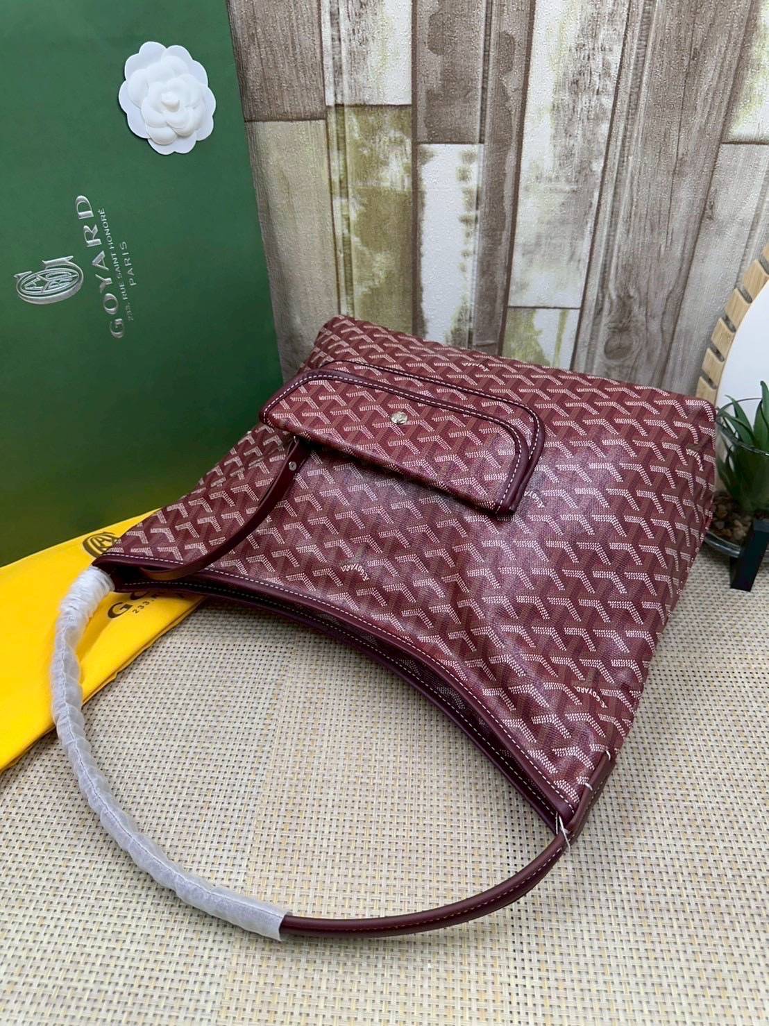 พร้อมส่ง 8 สี ORI หนังแท้ | Goyard Bohème Hobo Bag กระเป๋าสะพายทรงโฮโบ สะท้อนถึงความเบา ความยืดหยุ่น เปิดปิดแบบซิป สะดวกสบายขึ้น