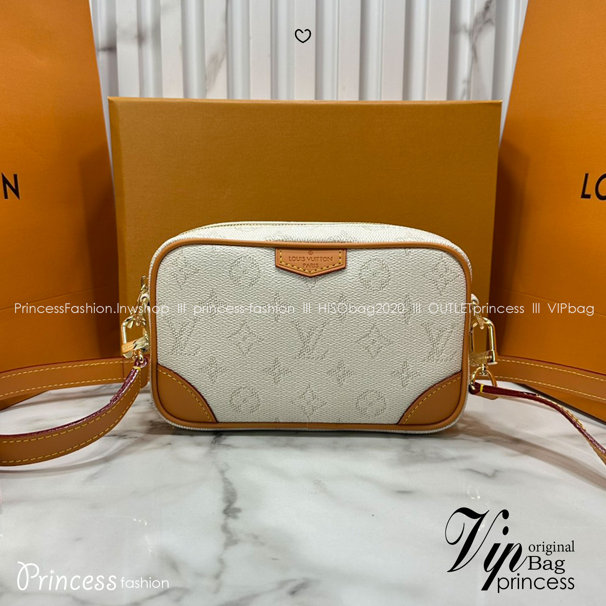 ORI หนังแท้ | LV Trocadéro Wearable Wallet Monogram Canvas 20cm กระเป๋าสะพายทรงแมสเซ็นเจอร์ดีไซน์ใช้เป็นกระเป๋าสตางค์ได้ ขนาดกำลังสวยกะทัดรัด คลาสสิคหรูหราคล่องตัว