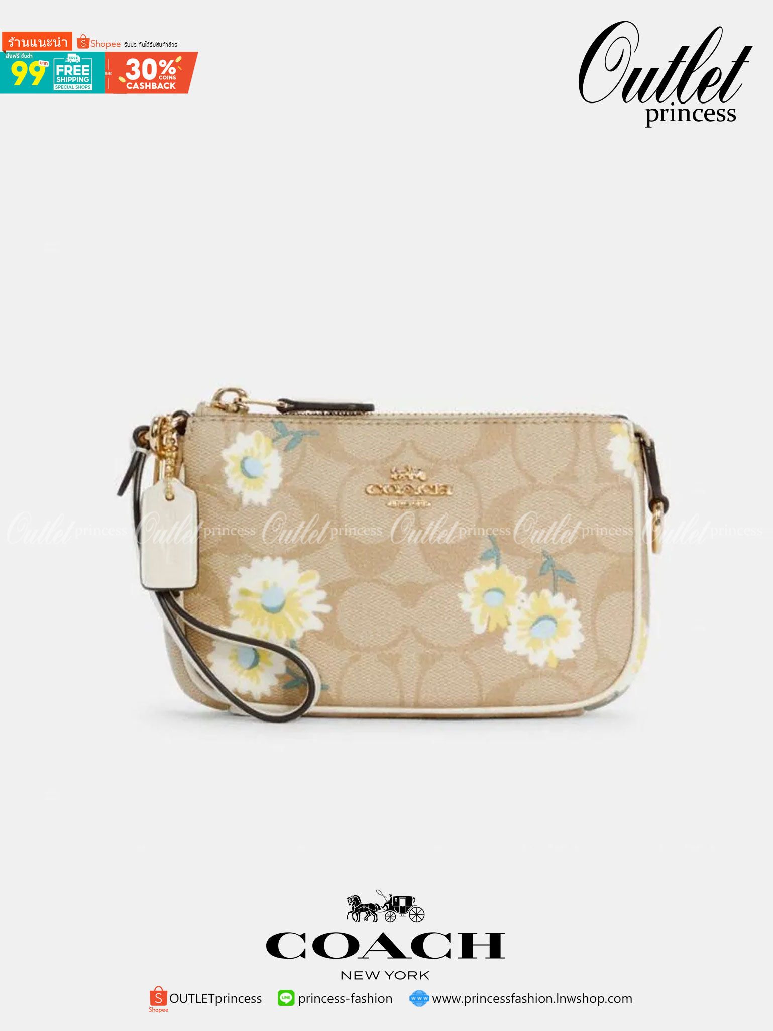 ไอเทมห้ามพลาดจร้าา COACH NOLITA SIGNATURE WITH DAISY PRINT ((C3357)) พร้อมส่งที่ไทย รุ่นต้องมีค่ะ! กระเป๋าหิ้วหรือคล้องมือ หนังแคนวาสปริ้นลายดอกDaisy สวยงาม น่าใช้มากค่ะ เปิดปิดกระเป๋าแบบซิป ภายในสามารถใส่มือถือได้ทุกรุ่น;กระเป๋าเงินใบกลางได้;พร้อมช่องเสี