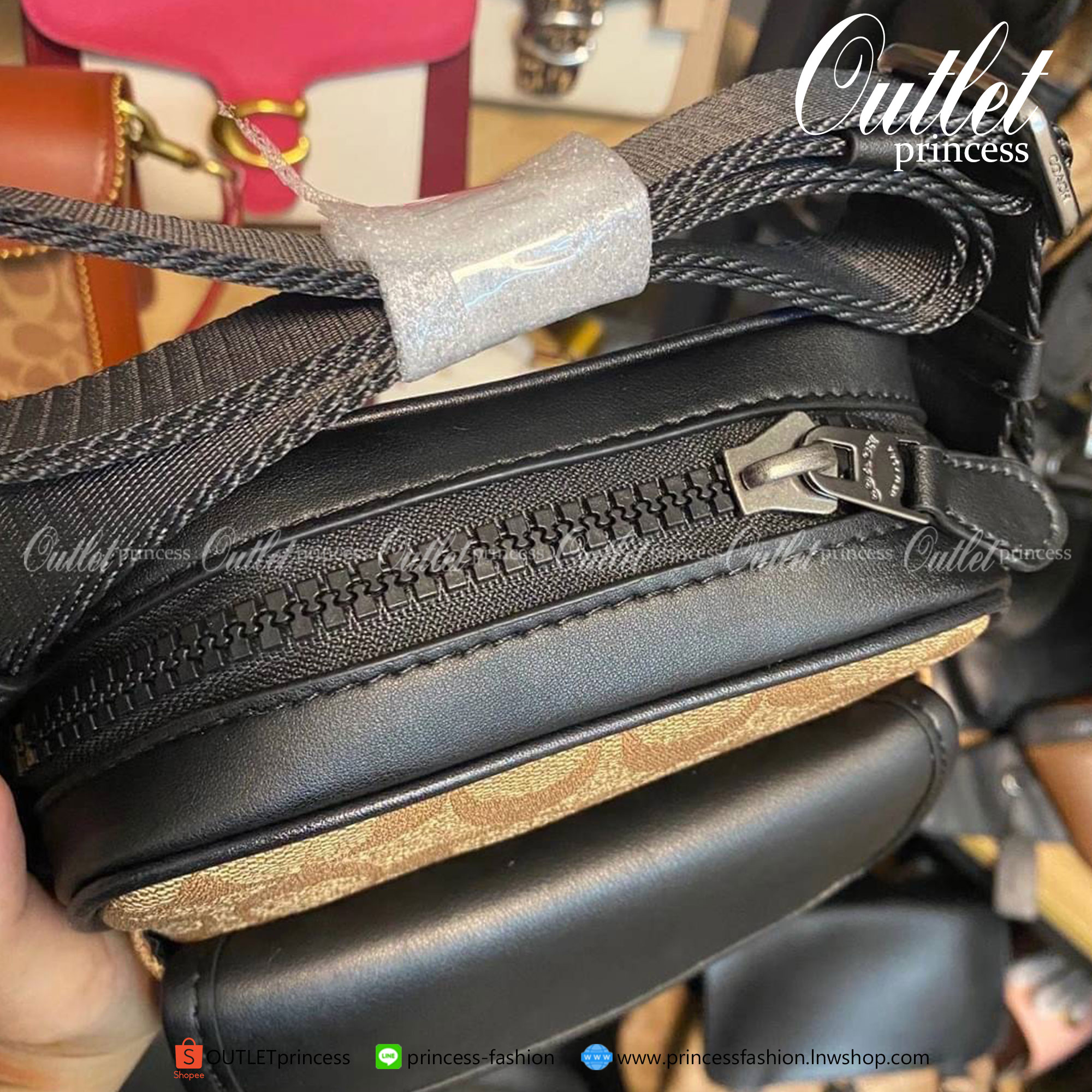 ของแท้ 100% Coach RANGER CROSSBODY IN SIGNATURE CANVAS