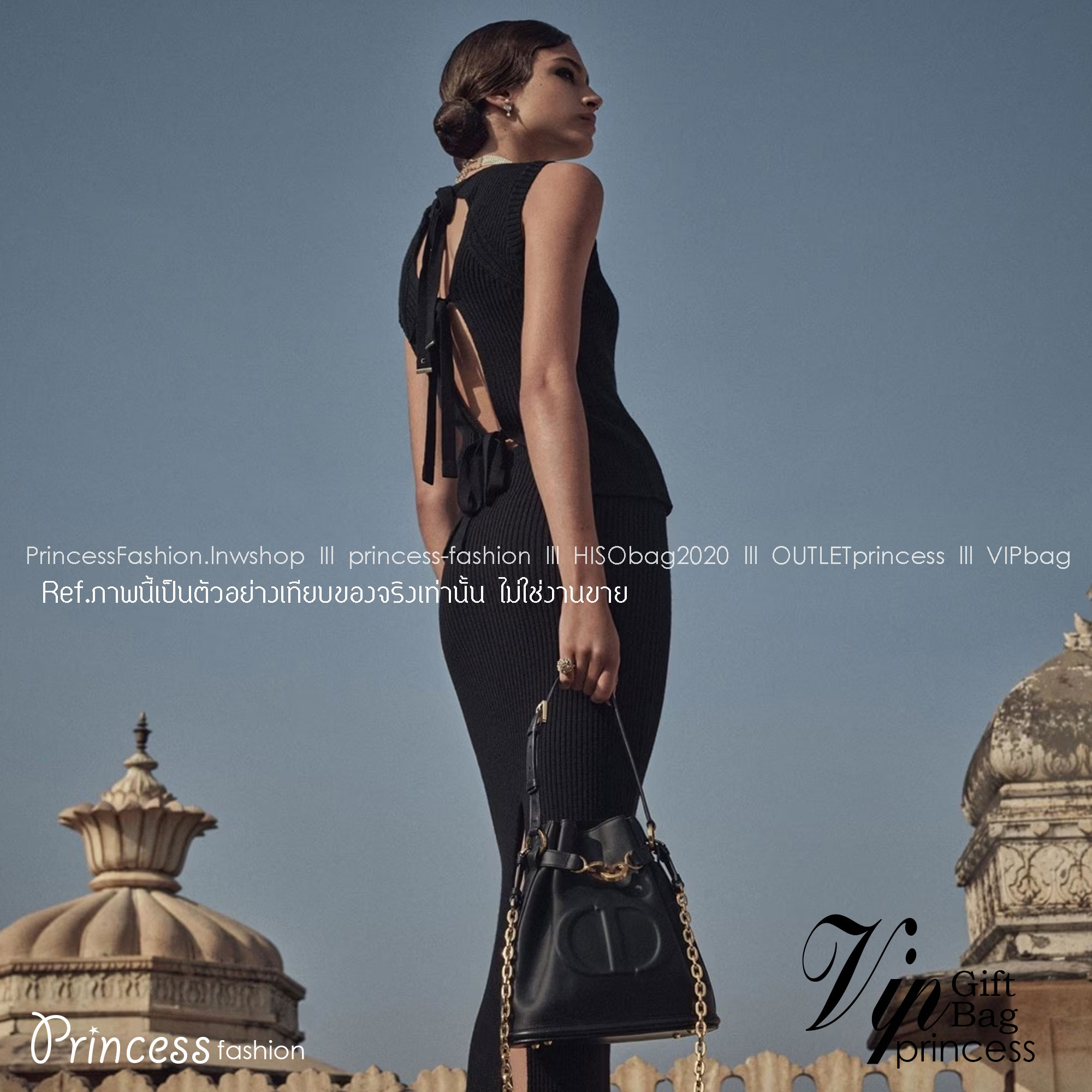 DIOR SMALL C'EST DIOR BAG 17 cm / Dior bucket bag รุ่นใหม่สวยหรู ดูแพงมากค่ะ กระเป๋าสะพายบัคเก็ต รูปทรงคลาสสิค ใช้งานง่ายภายในโล่งกว้างมาก สวยมาก ควรมีค่า