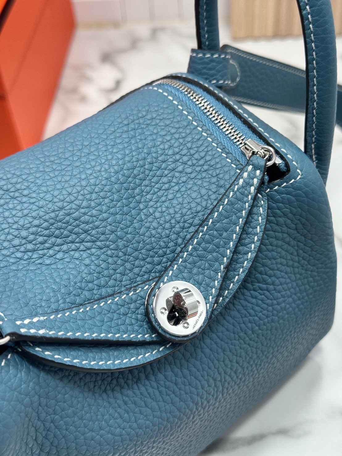 ORI หนังแท้ | HERMES lindy 19cm กระเป๋าสะพาย นิยามความหรูหราระดับมาสเตอร์พีช 🤍 สินค้าเกรดออริจินอล หนังแท้