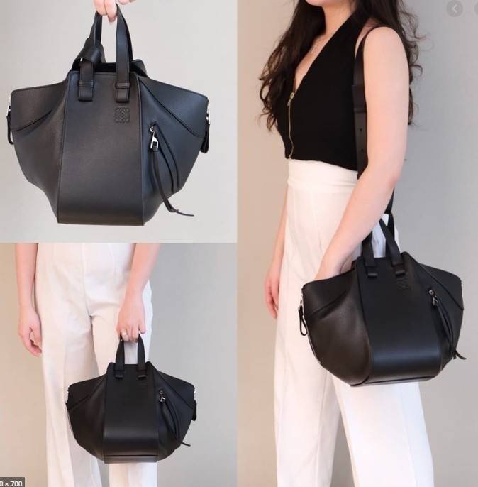 Loewe Hammock Bag / Loewe Small Hammock Leather Bag / กระเป๋าสไตล์แคชชวล มีจุดเด่นตรงการออกแบบทรงกระเป๋าให้ดูคล้ายกับเปลนอน ให้ความรู้สึกสบายๆ