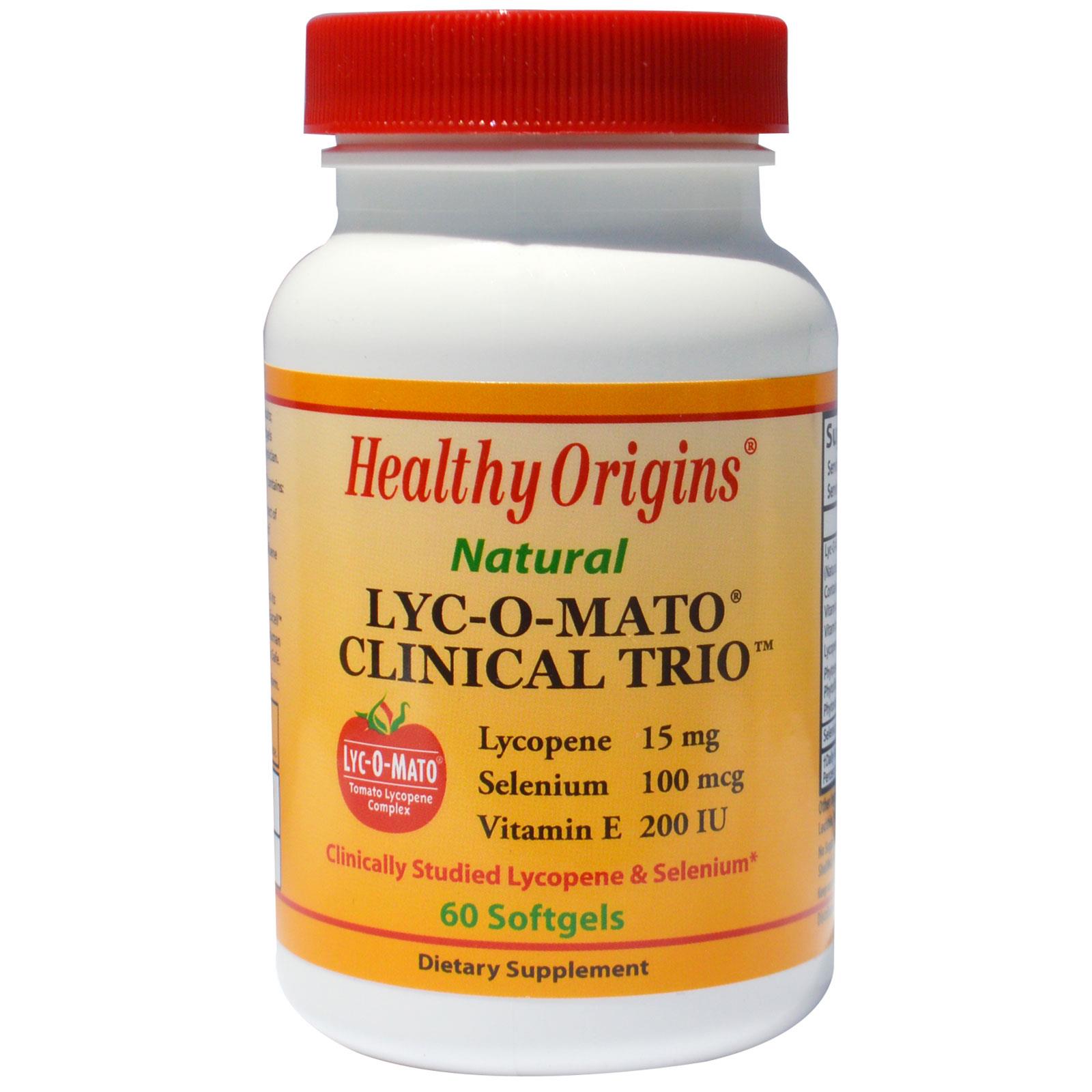 (Pre-order) Healthy Origins Natural Lyc-O-Mato Clinical Trio 60 Softgel
