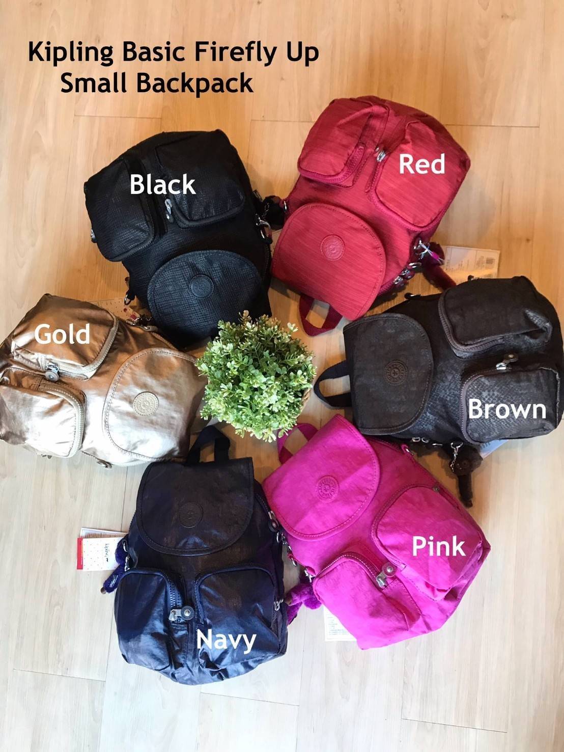 Kipling Basic Firefly Up Small Backpack กระเป๋าเป้/ สะพายข้าง 2 way วัสดุ Polyamide 100% เปิดปิดด้วยตัวล็อค 2 ชั้น มีช่องใช้งานหลายช่อง รวมถึง ช่องซิปด้านหน้า มาพร้อมสายสะพายอีก 1 เส้น ด้านหลัง มีช่องสำหรับเก็บสายเป้ ปรับเปลี่ยนเป็นสะพายไหล่ พร้อมพวงกุญแจ