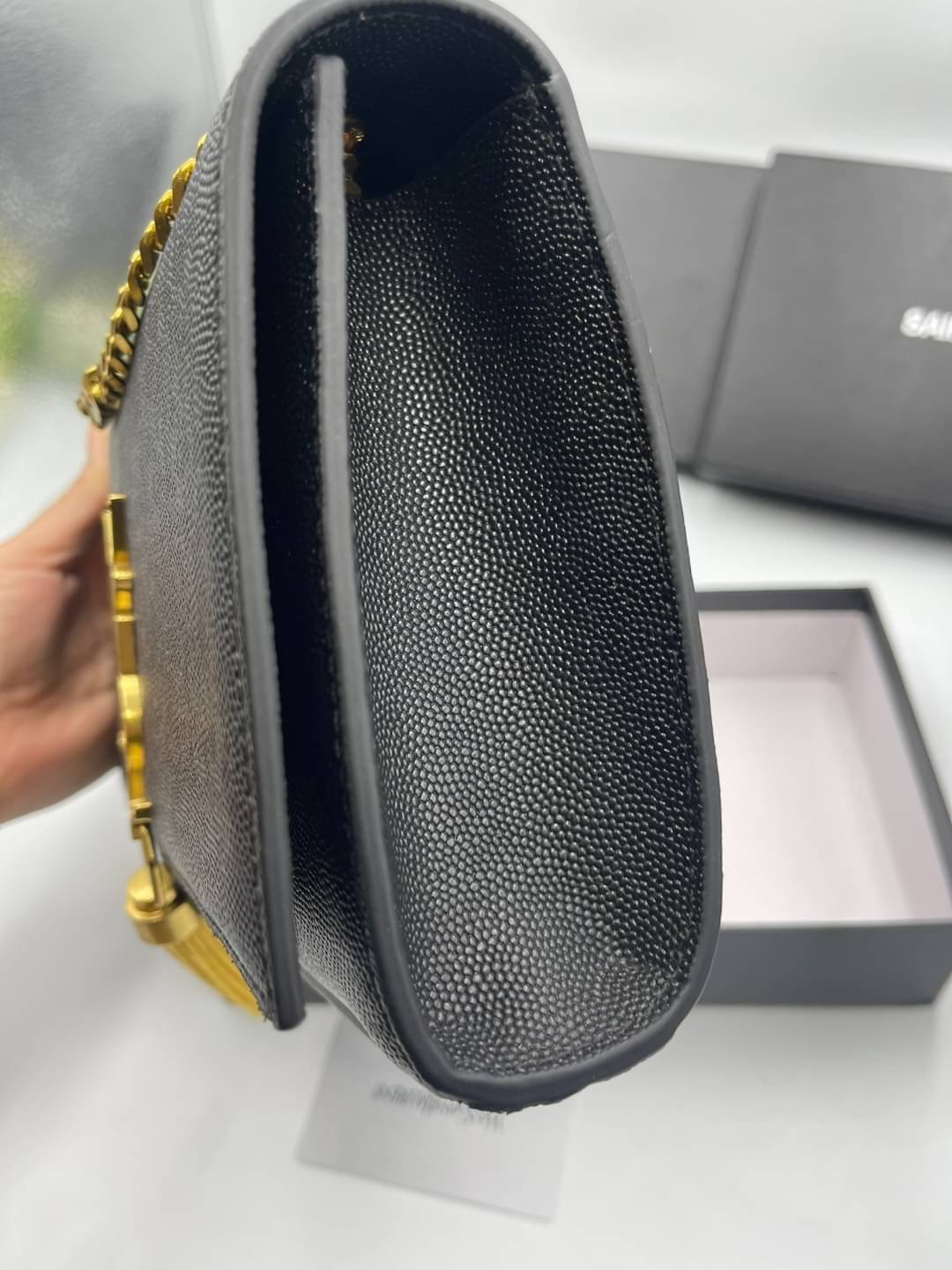 VIP 】YSL Saint Laurent Monogram Kate Leather Shoulder Bag