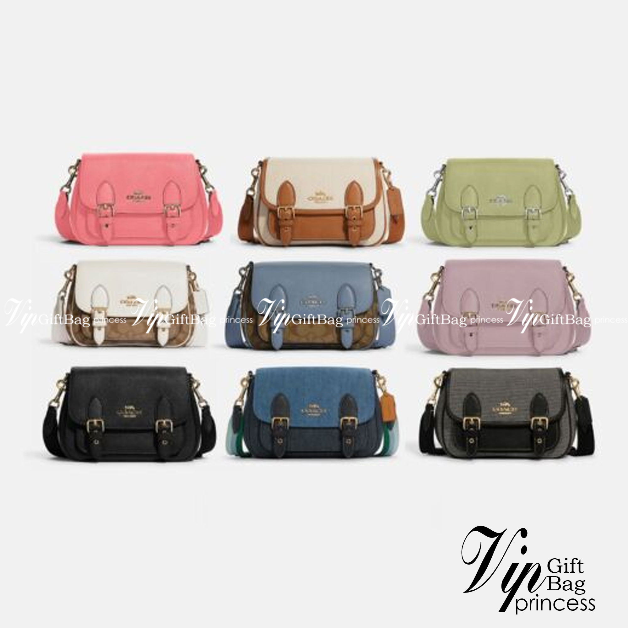 COACH Lucy Crossbody กระเป๋าใบนี้ขนาดกะทัดรัดกำลังดี เพียงพอสำหรับใส่ของจำเป็นที่ต้องการพกติดตัว ที่สำคัญใช้งานง่ายสามารถหยิบของได้สะดวกรวดเร็ว วัสดุผ้าใบเคลือบซิกเนเจอร์และหนังกรวดละเอียด ด้านในมีซิปและกระเป๋าอเนกประสงค์ ปิดสแน็ปอิน กระเป๋าแบบเปิดด้านนอก