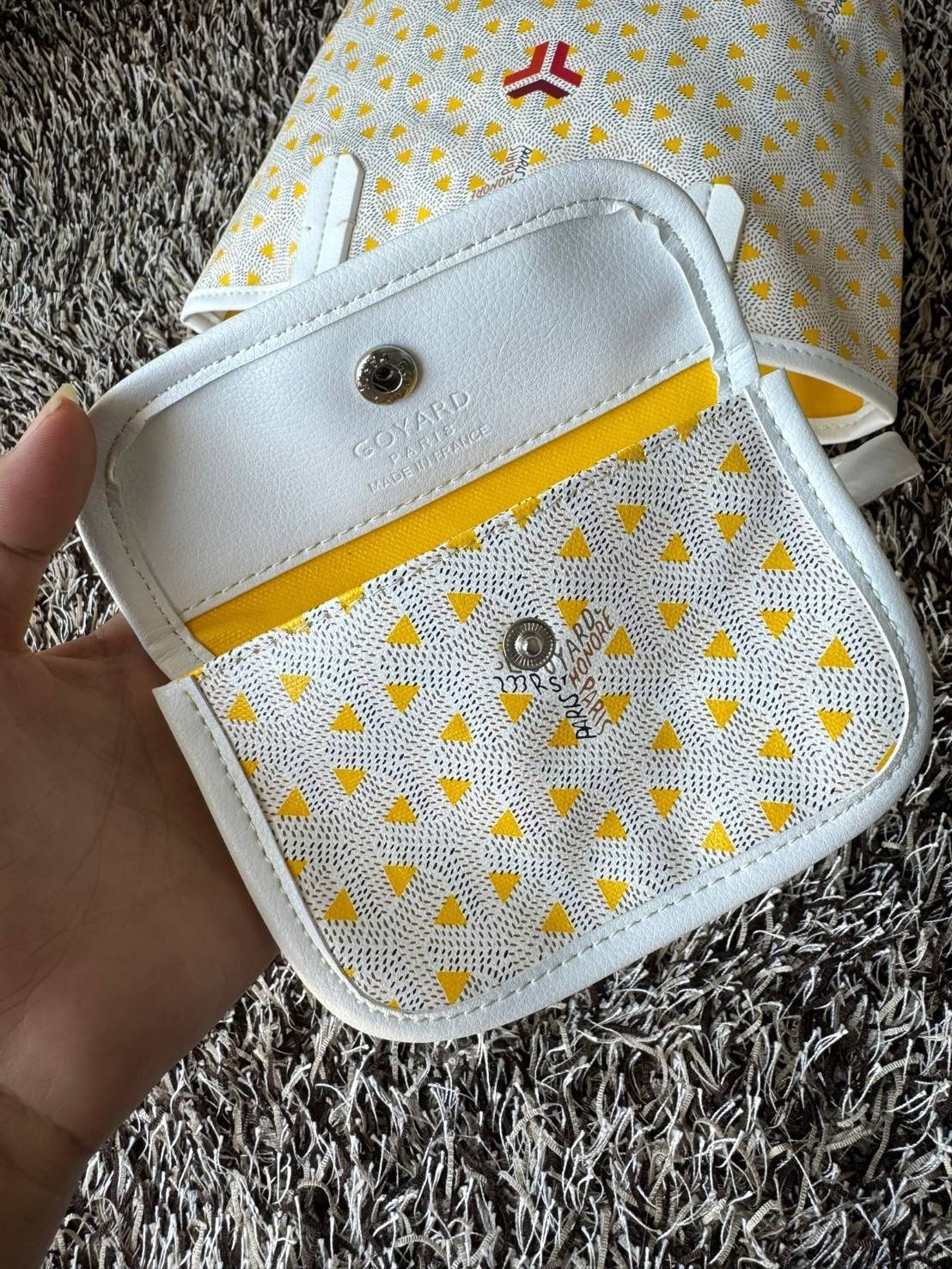 พร้อมส่ง 4 สี Goyard claire voie Mini Tote Bag กระเป๋าทรงโท้ทมินิ เกรดออริ สลับแท้ 1:1 ใช้ต่างประเทศได้ ภาพถ่ายจากงานขายจริง