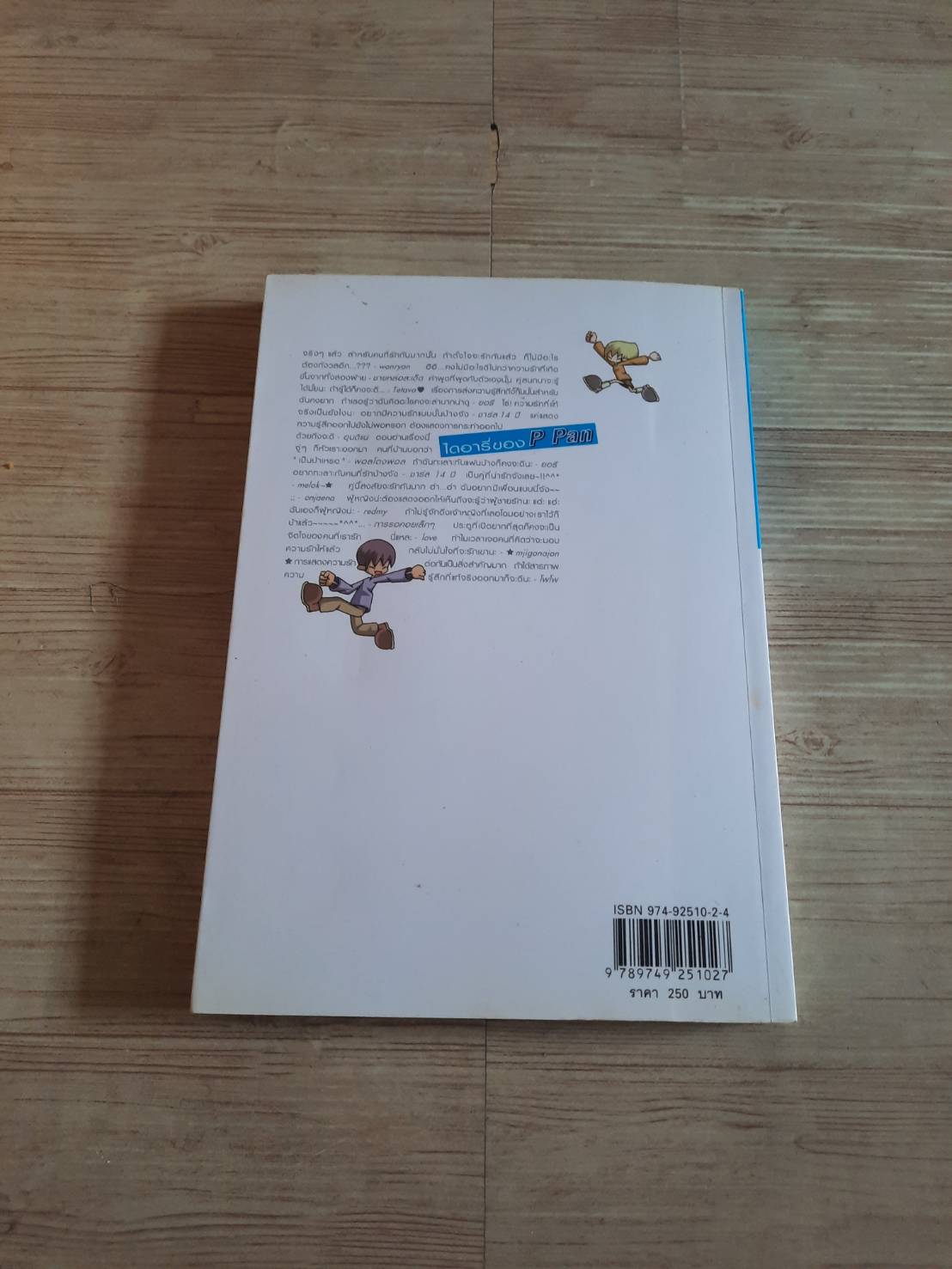 ไดอารี่ของ P Pan 6 สีกับ 6 เรื่องราวของพีแพน โคฮุน เรื่องและภาพ เด็กเสด แปล