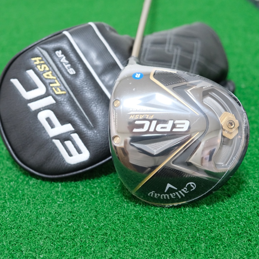 NEW CALLAWAY EPIC FLASH STAR 10.5* DRIVER - ATTAS 30R FLEX R + HEADCOVER