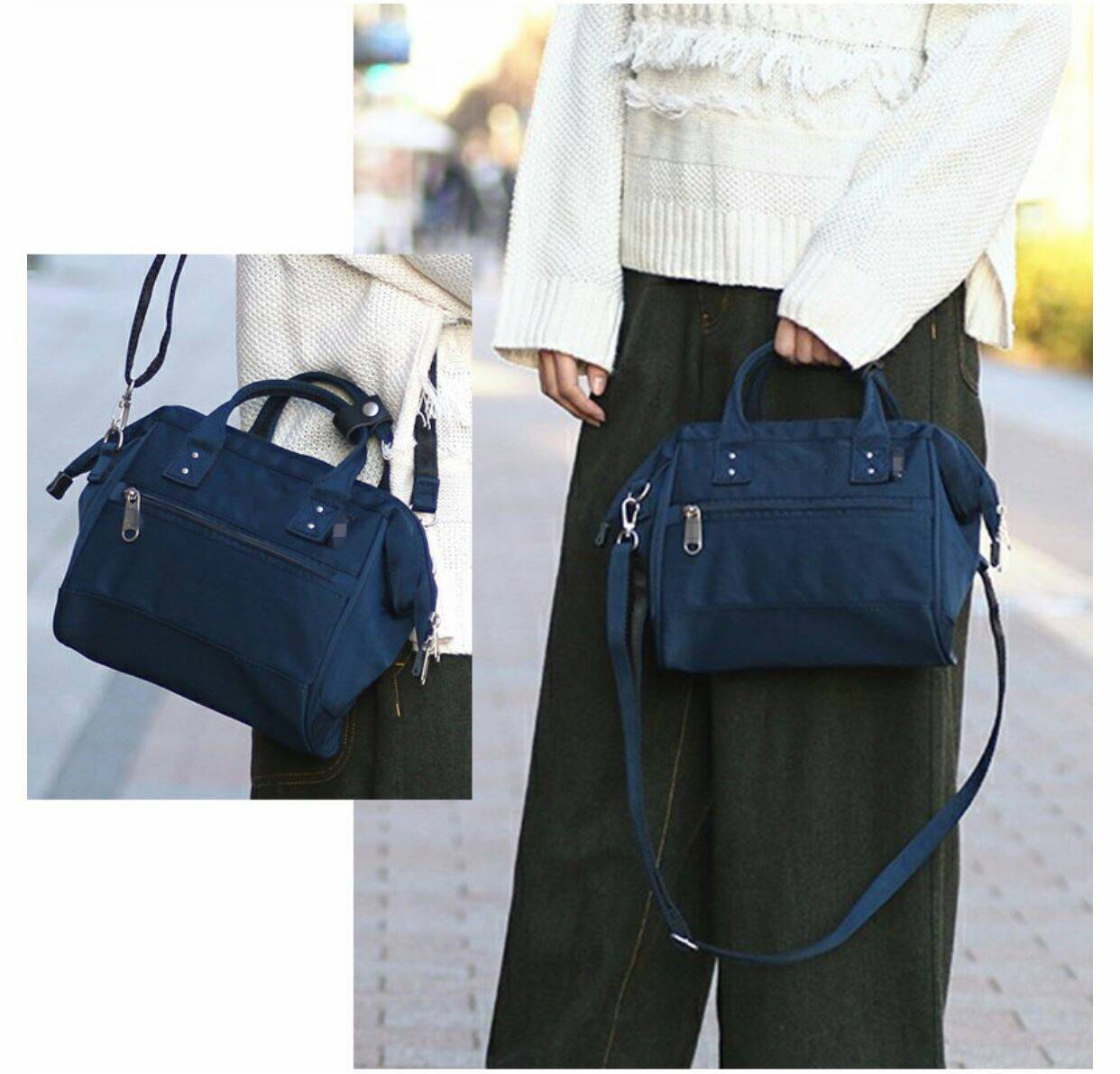 ANELLO Polyester Twill Mini Shoulder Bag AT-H1371 แบรนด์ฮิตติดลมบนในขณะนี้ กับคอลเลคชั่นใหม่เป็นรุ่นทรง Shoulder bag กระเป๋าสะพายในนี้ทำจากผ้า Polyester twill ที่มีความคงทนและมีสีสดใส กระเป๋าที่ดูจะใบเล็กๆใบนี้ สามารถบรรจุขวดน้ำ 500ml และกระเป๋าตังค์แบบยา