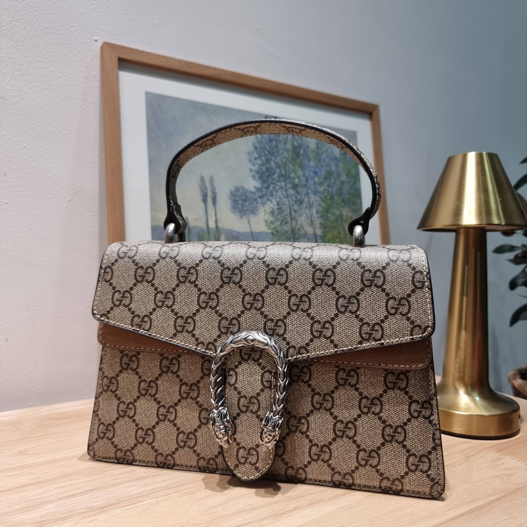 GG SMALL DIONYSUS TOP HANDLE BAG / SMALL DIONYSUS TOP HANDLE BAG / GUCCI BAG พร้อมส่งที่ไทย กระเป๋าสะพายรุ่นสุดคลาสสิค ดีไซน์ 2023 พร้อมหูจับในตัว