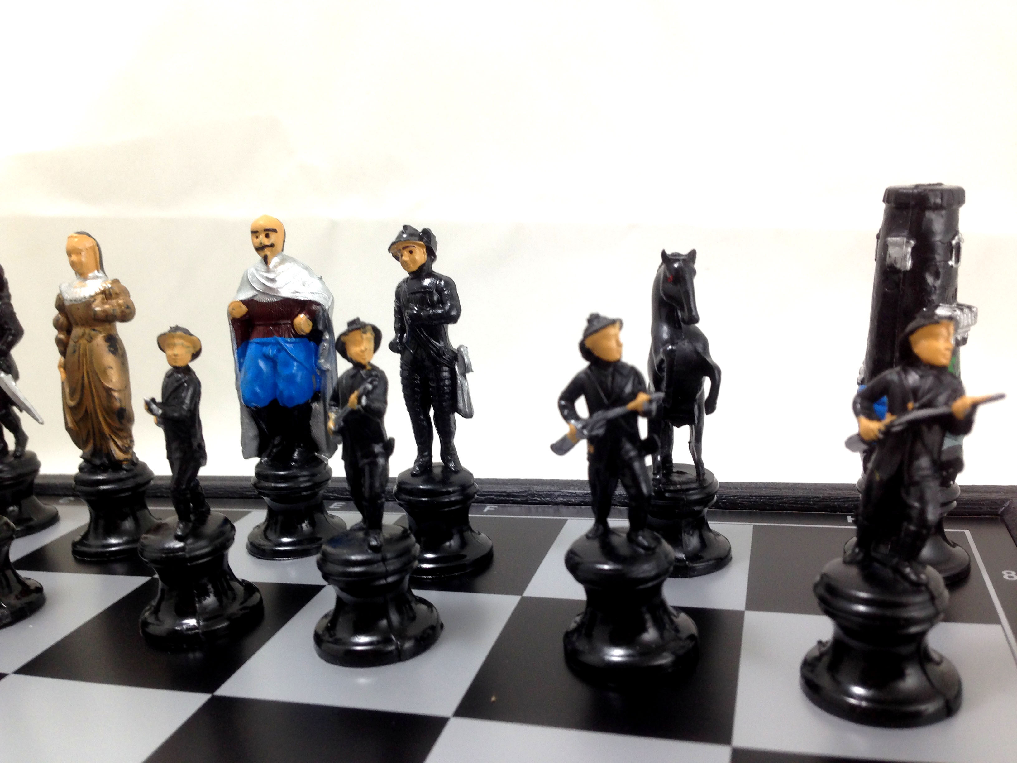 หมากรุกฝรั่งแม่เหล็กตัวเดินคาแล็กเตอร์ยุคกลาง(CH350589)