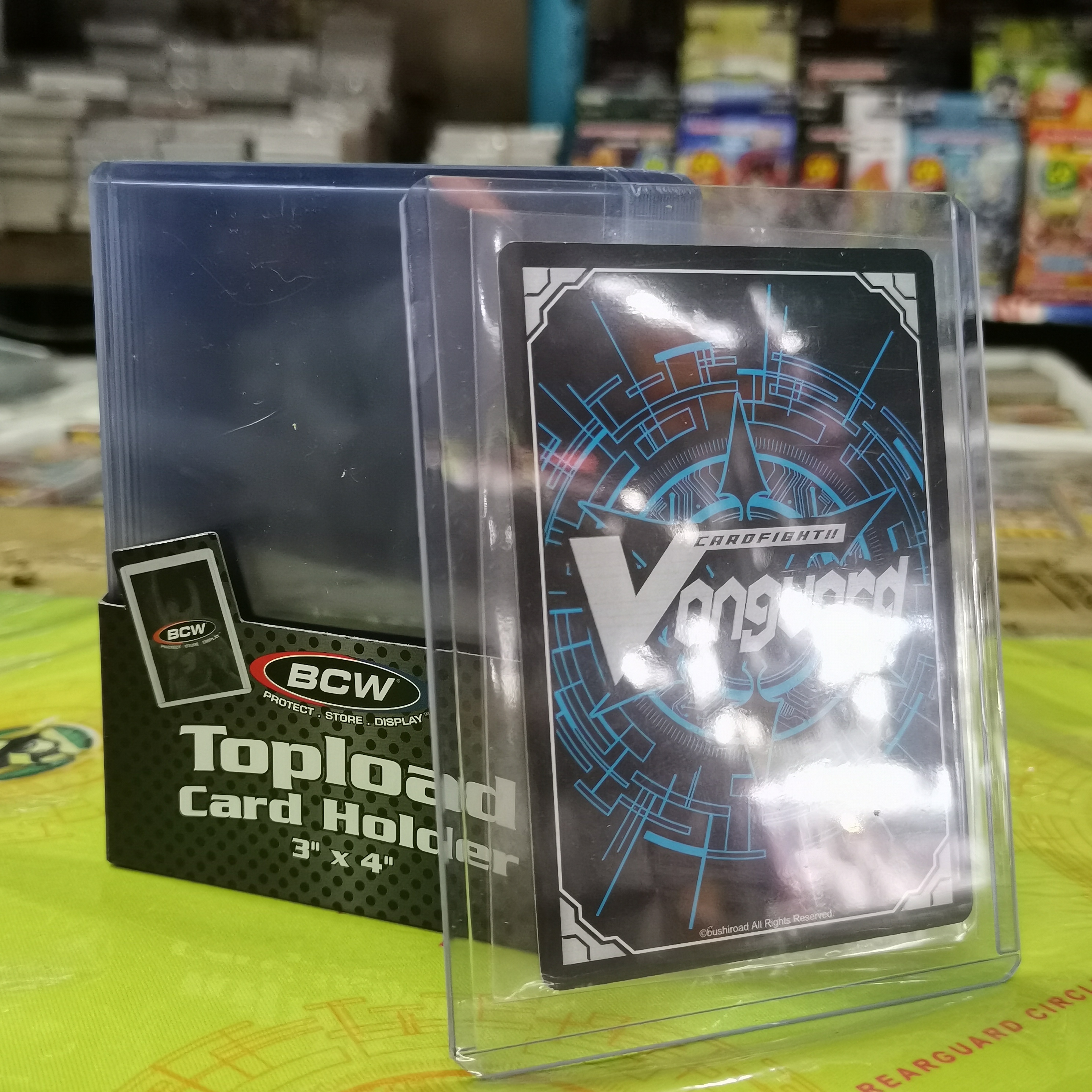 BCW TopLoad Card Holder size 3x4" 1แผ่น (แผ่นปกป้องการ์ด)