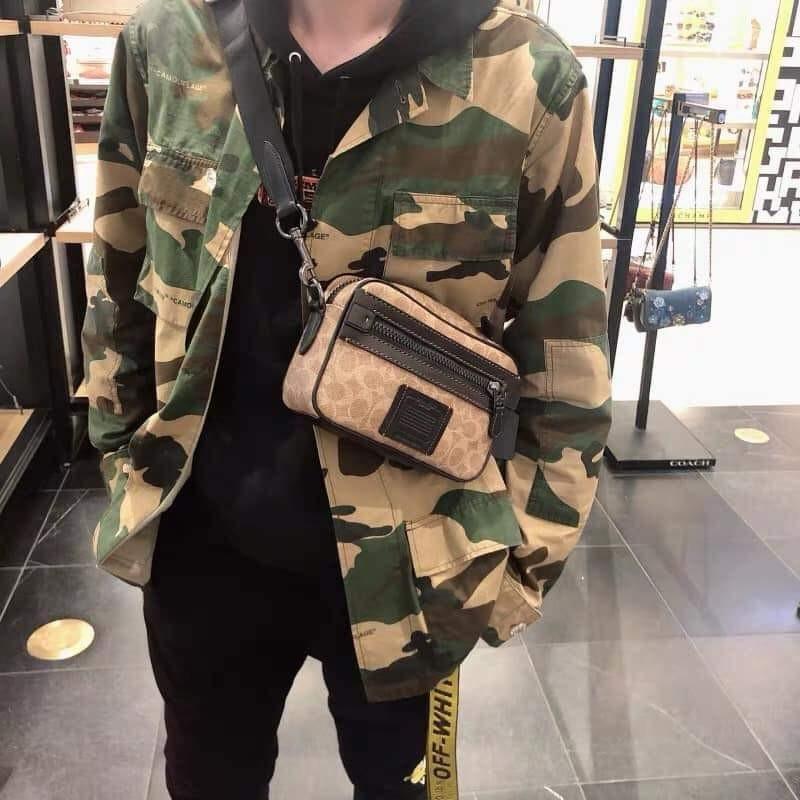 Coach Academy Crossbody In Signature Canvas