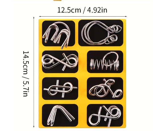 เกมปริศนาขดลวดโลหะฝึกสมอง ฝึกไอคิว