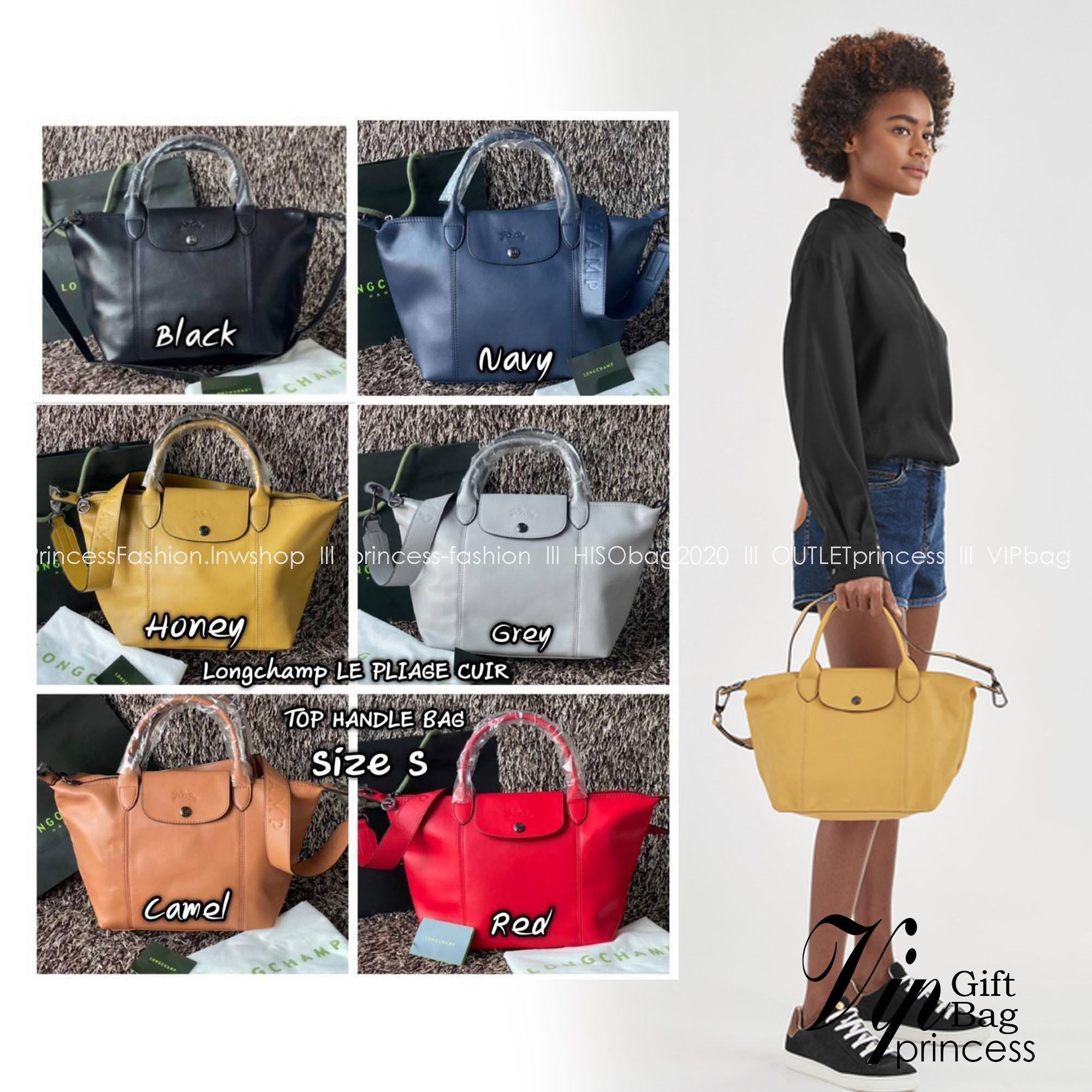 Longchamp Le Pliage Cuir Top handle bag S เรียกว่าเป็นกระเป๋าอีกหนึ่งรุ่นที่ไม่ว่ายังไงก็ฮอตฮิตและติดเทรนด์ตลอดไม่เคยเปลี่ยนกับ ทรง Le Pliage Cuir หนึ่งในตระกูลกระเป๋าสุดไอคอนิกจากแบรนด์