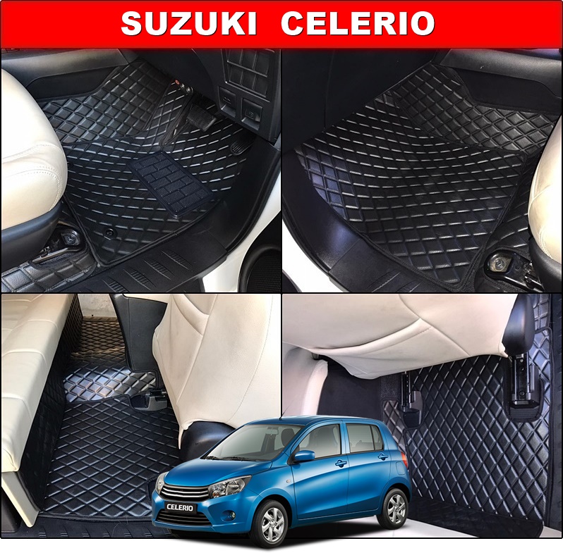 พรมปูพื้นรถยนต์ SUZUKI CELERIO ลายไดมอนด์ ยางปูพื้นรถยนต์EVA เต็มคัน