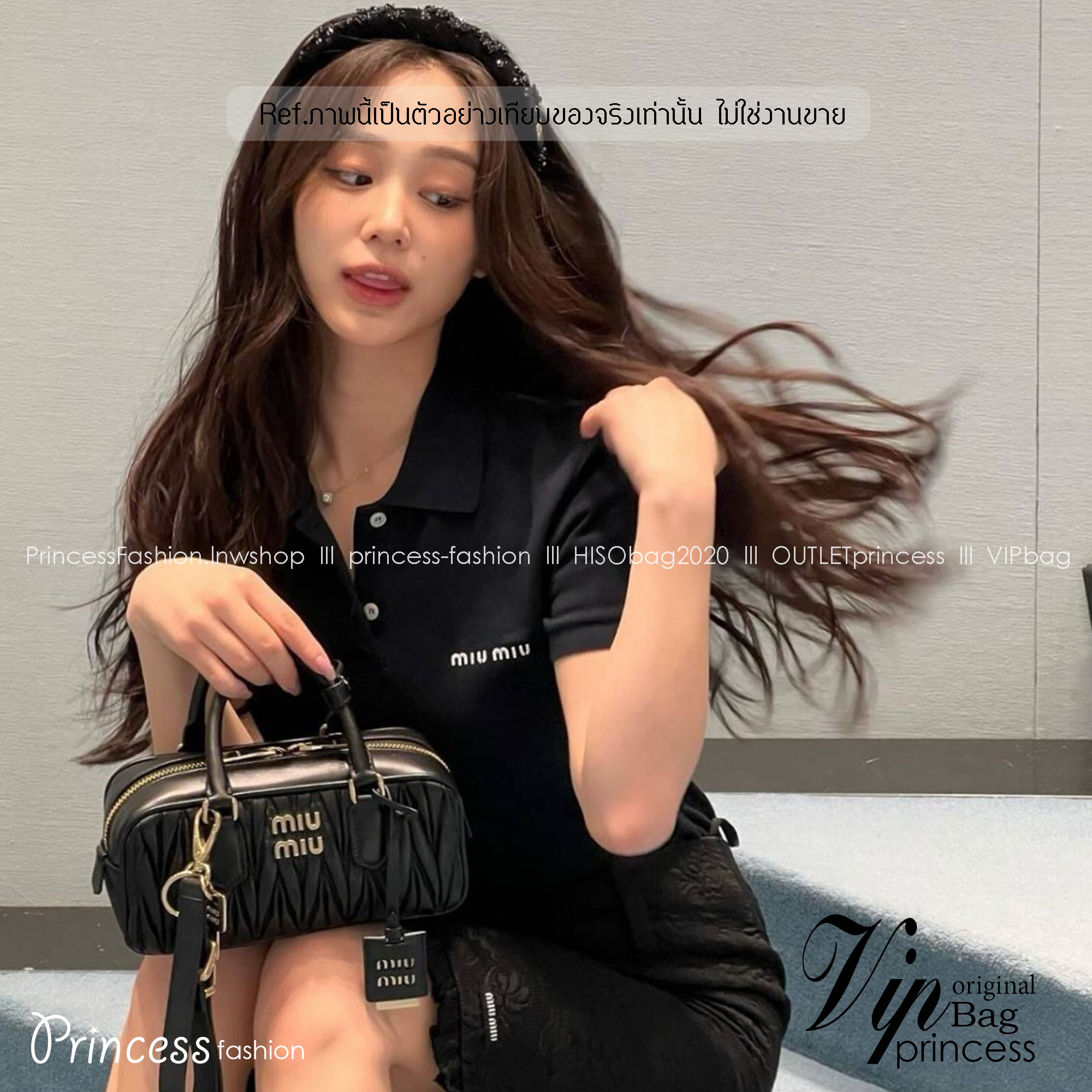 MIU MIU ARCADIE METELASSE LEATHER BAG กระเป๋าถือ/สะพายสุดชิค คุ้มมากไม่อยากให้พลาดน้า เกรดไฮเอน ใช้งานต่างประเทศได้