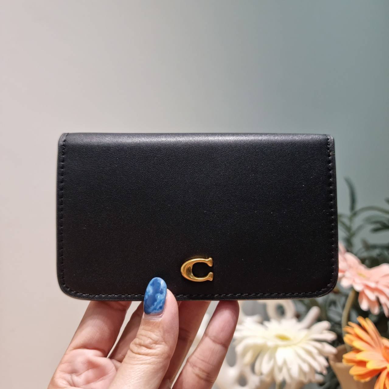 COACH SLIM CARD CASE IN SIGNATURE CANVAS C4818 / C5870 / C4818 กระเป๋าถนอมบัตรกึ่งกระเป๋าสตางค์ เกรดท็อปออริ เกรดดีสุด สลับแท้ 1:1 ใช้ต่างประเทศได้