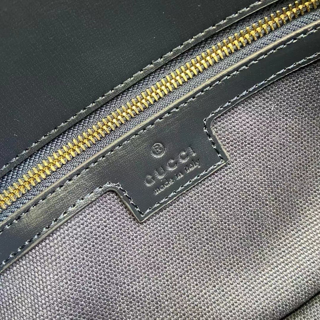 GUCCI LUCE SMALL SHOULDER BAG Blue GG denim leather trim กระเป๋าสะพายไหล่เดนิม เกรดออริ ท็อป สลับแท้ 1:1 เกรดดีสุด ใช้งานต่างประเทศได้